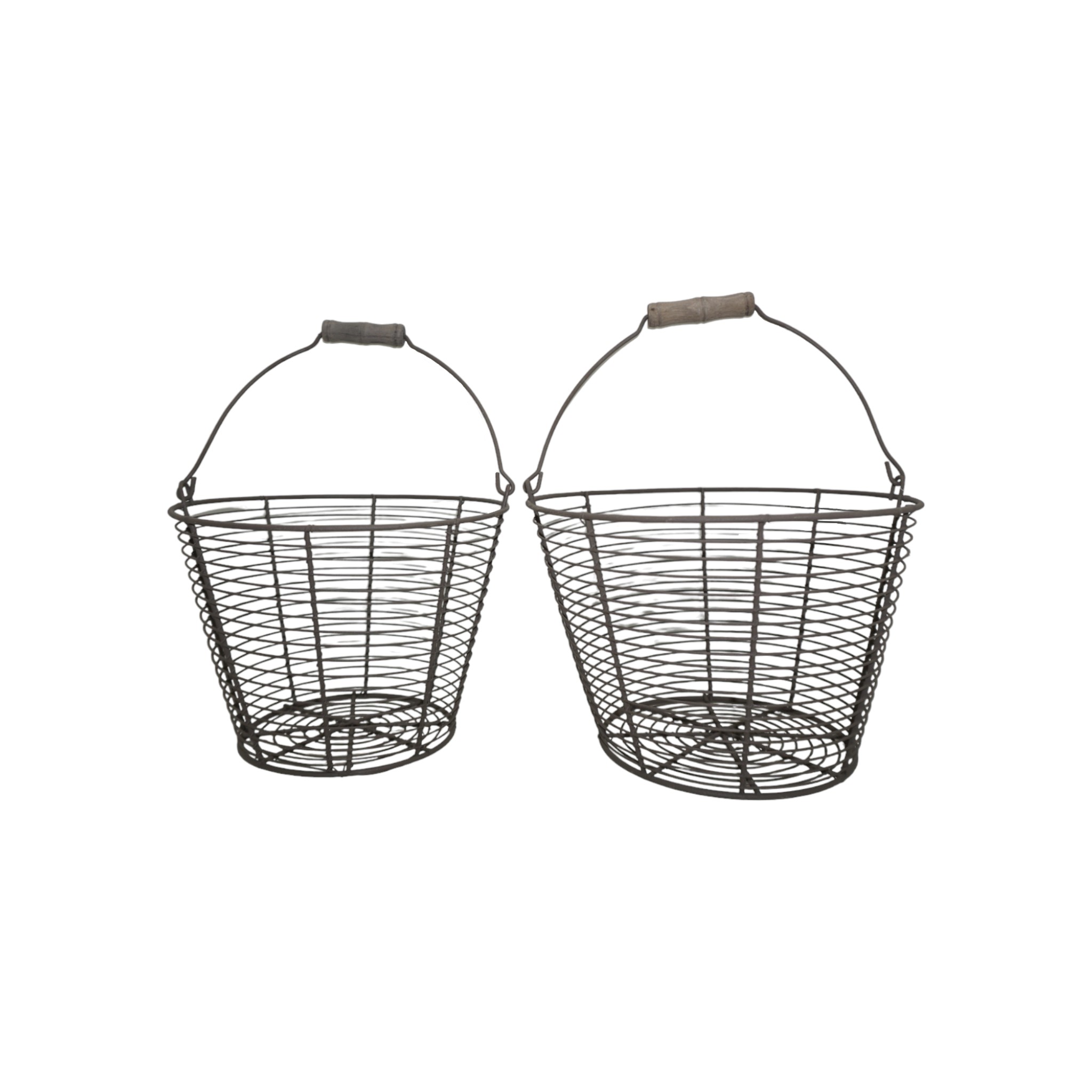 Darstellung von RP Drahtkorb m. Henkel 2-tlg., konisch
