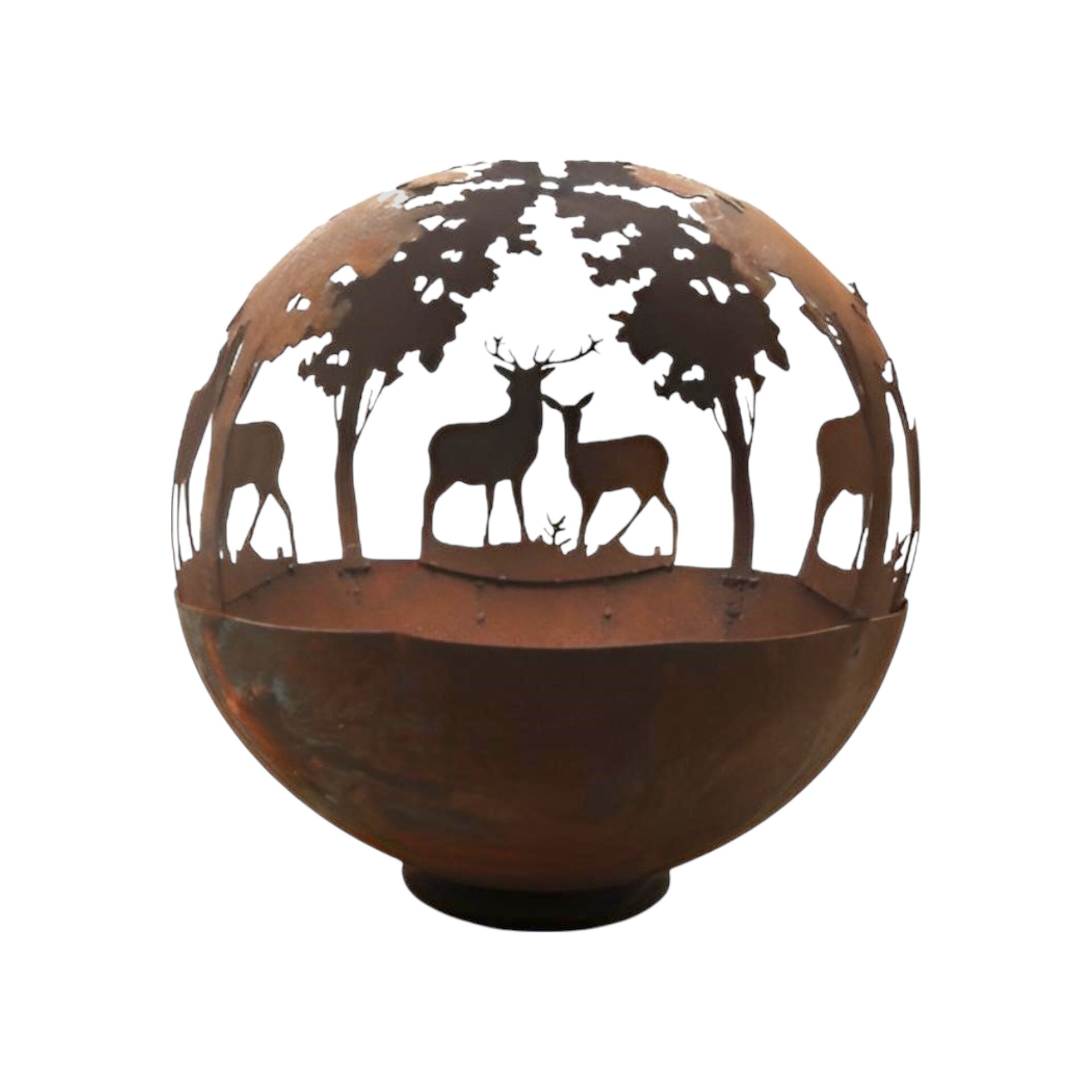 Darstellung von Pflanz/ Feuerkugel a. Fuss klein Herbstlandschaft