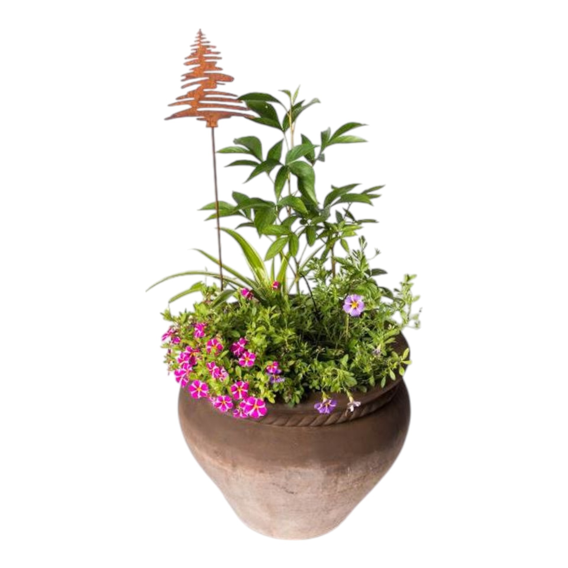 Darstellung von Baum klein auf Stab, 14x15,5/70 cm