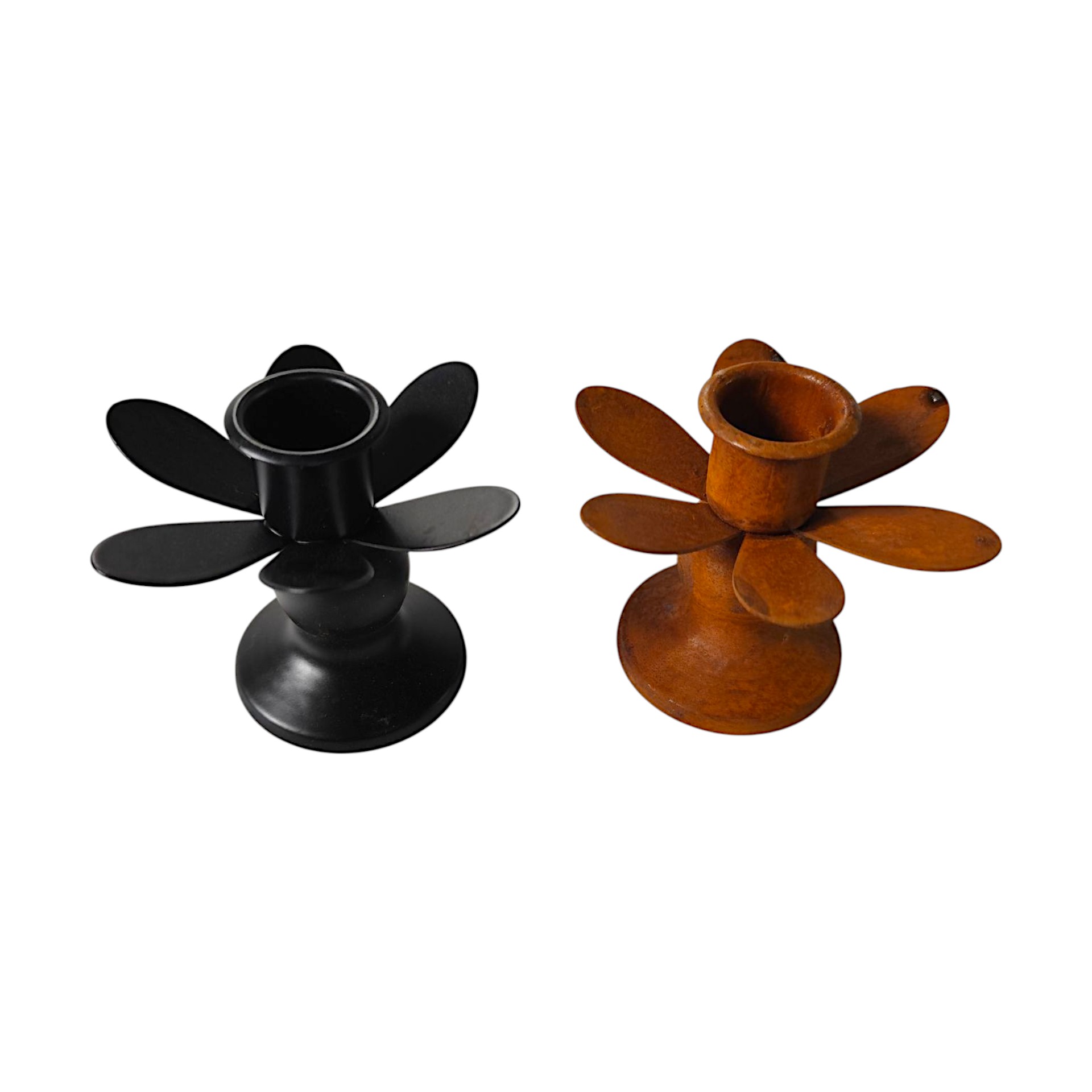 Darstellung von Kerzenh. a. Fuss Libelle schwarz matt