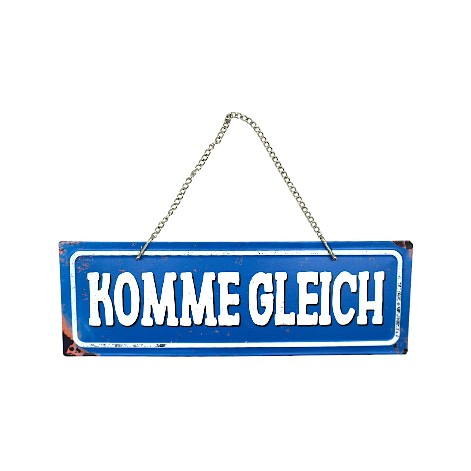 Darstellung von RP UV Schild Komme gleich m. Hänger