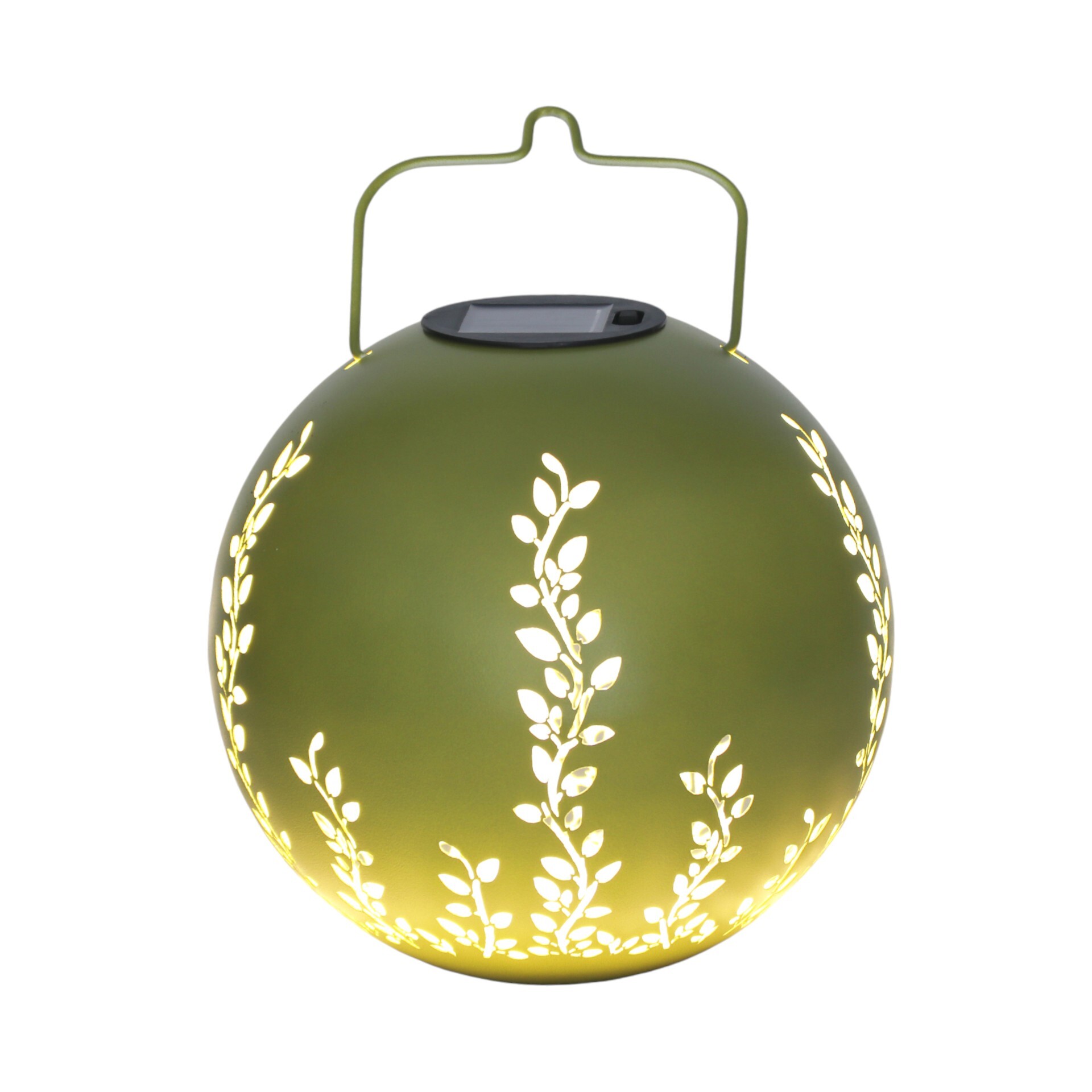 Darstellung von Solarkugel klein sort. 2 Design grün/hellblau