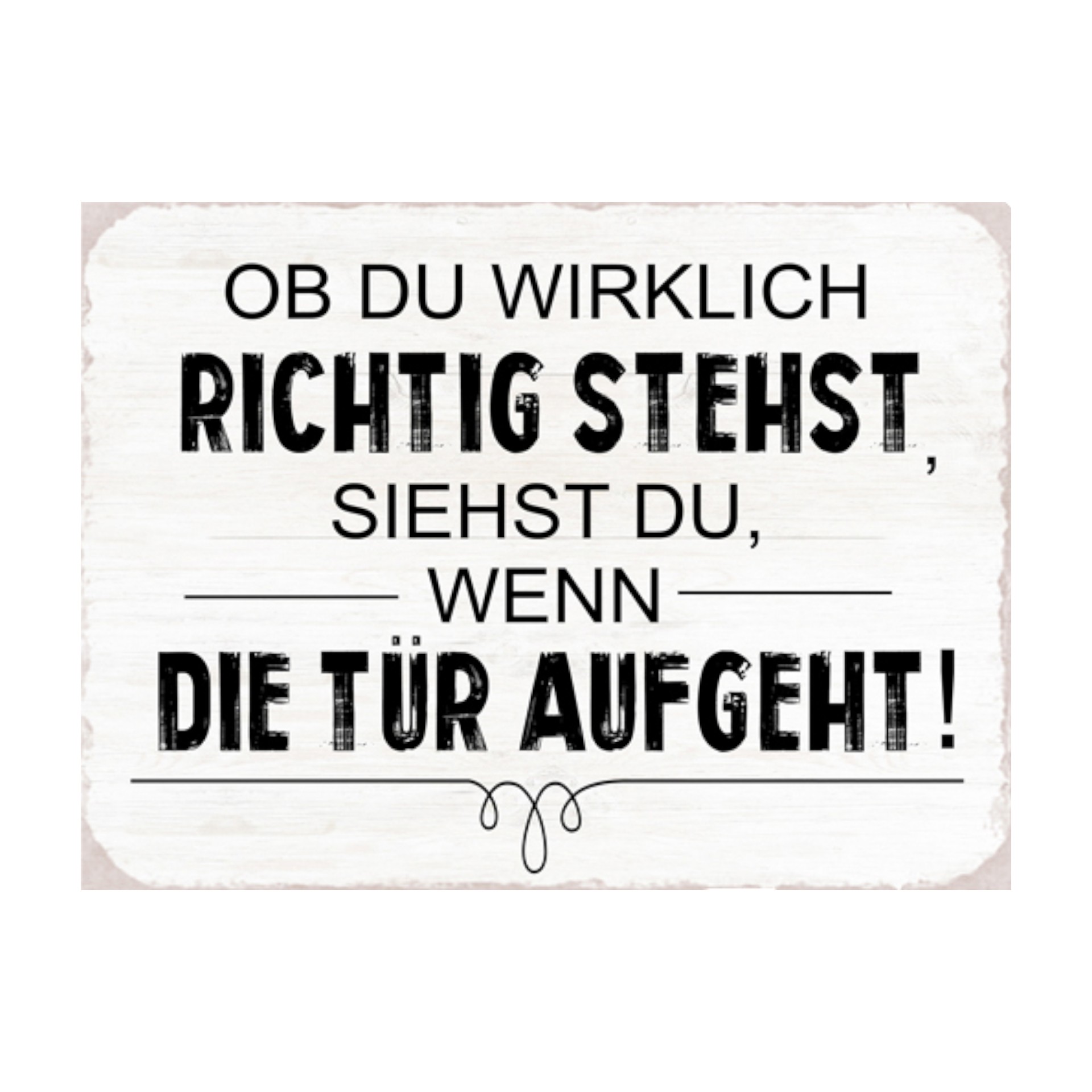 Darstellung von RP Schild ob du wirklich richtig stehst,...
