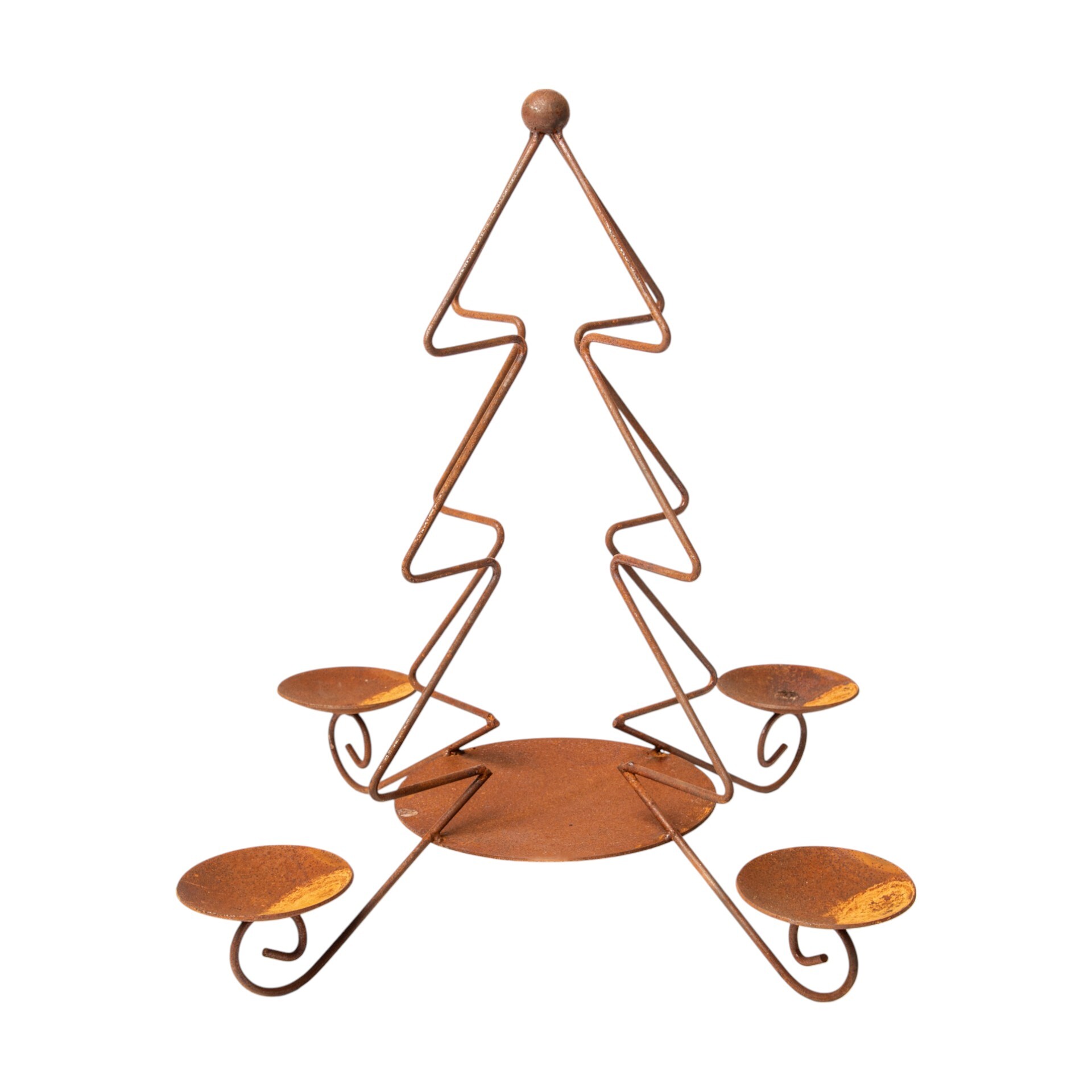 Darstellung von Kerzenständer Baum 4 Kerzen,