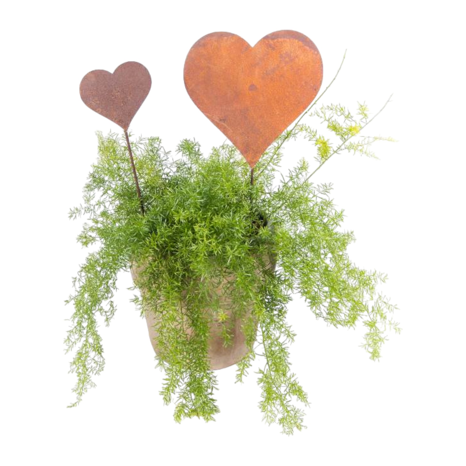 Darstellung von Herz auf Stab gebogen kl.