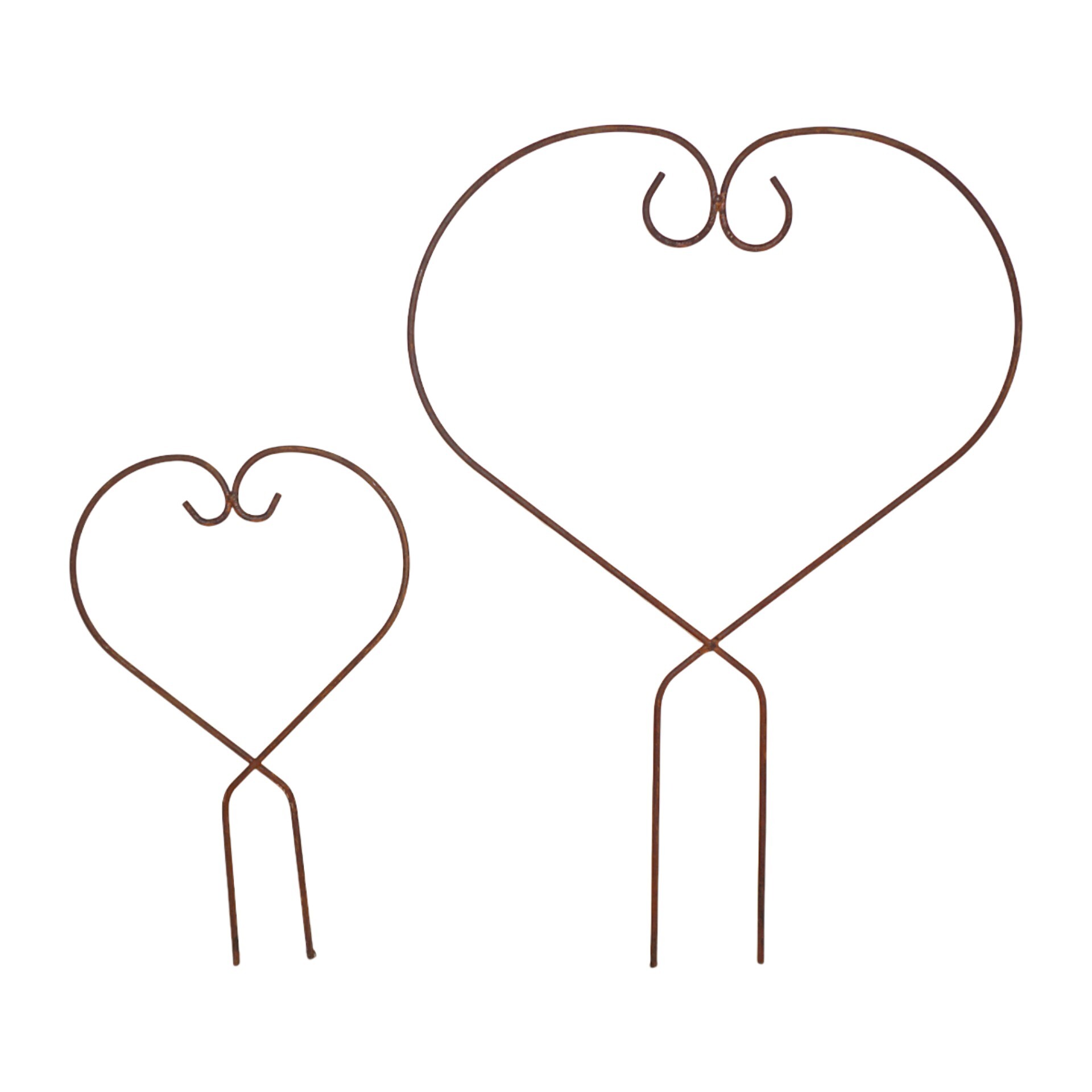 Darstellung von Rankhilfe Herz klein