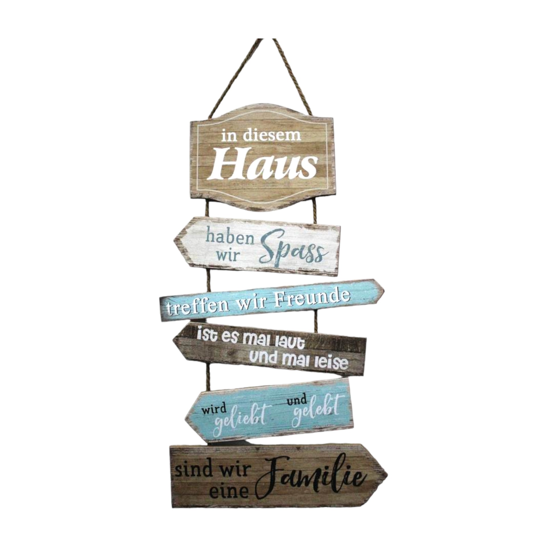 Darstellung von RP Holzschild In diesem Haus haben wir...