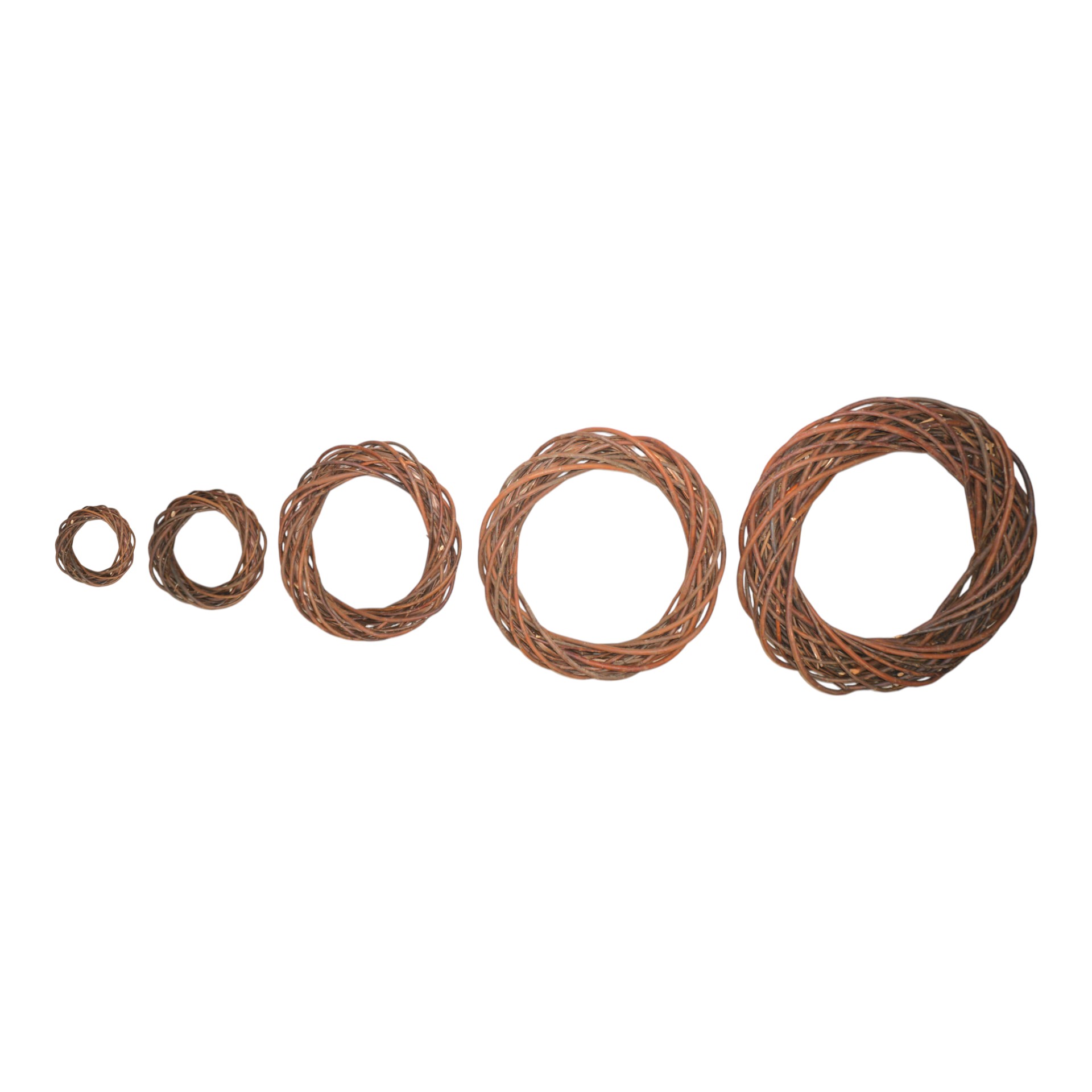 Darstellung von Naturkranz mini braun grob