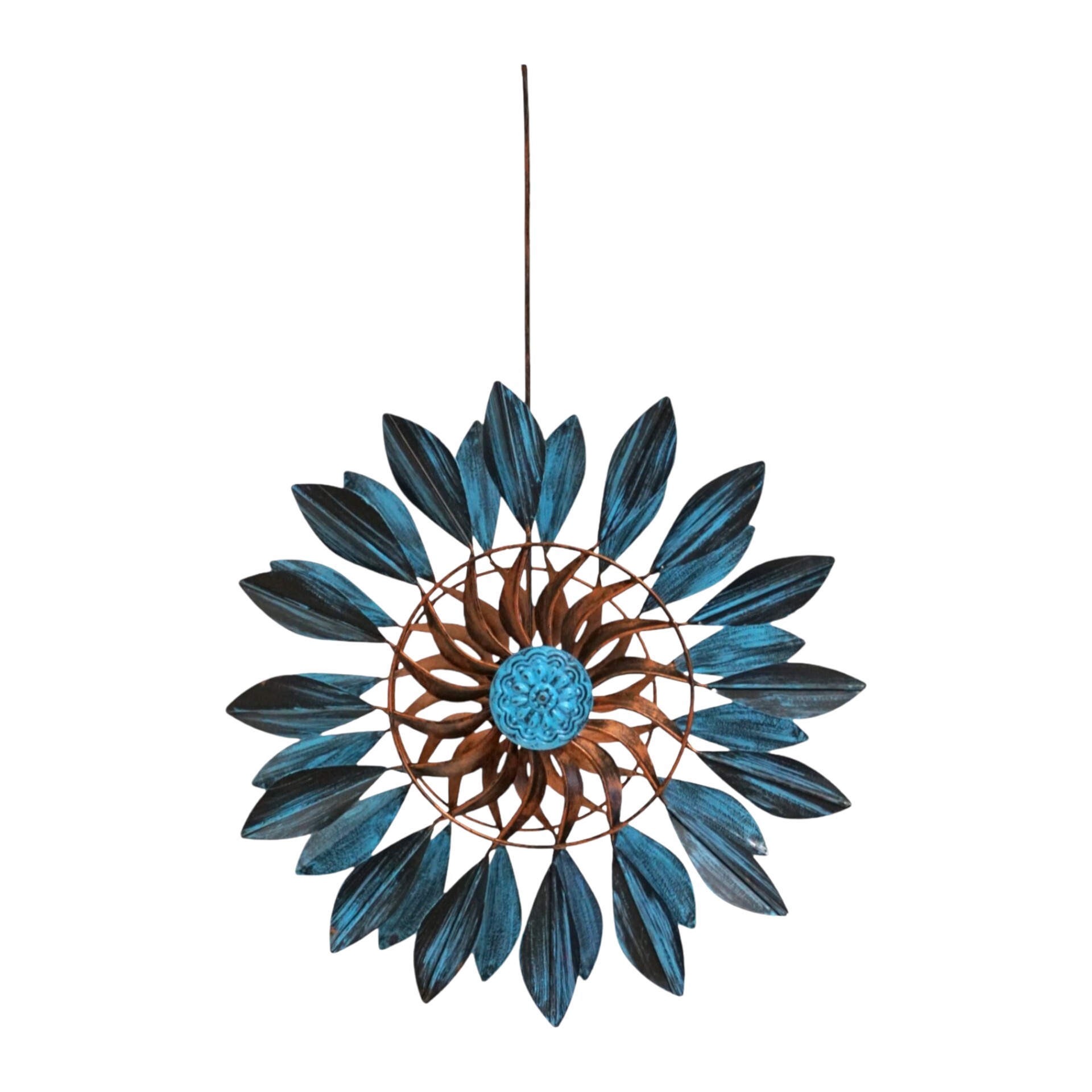 Darstellung von blauer Duopropeller z. Hängen klein