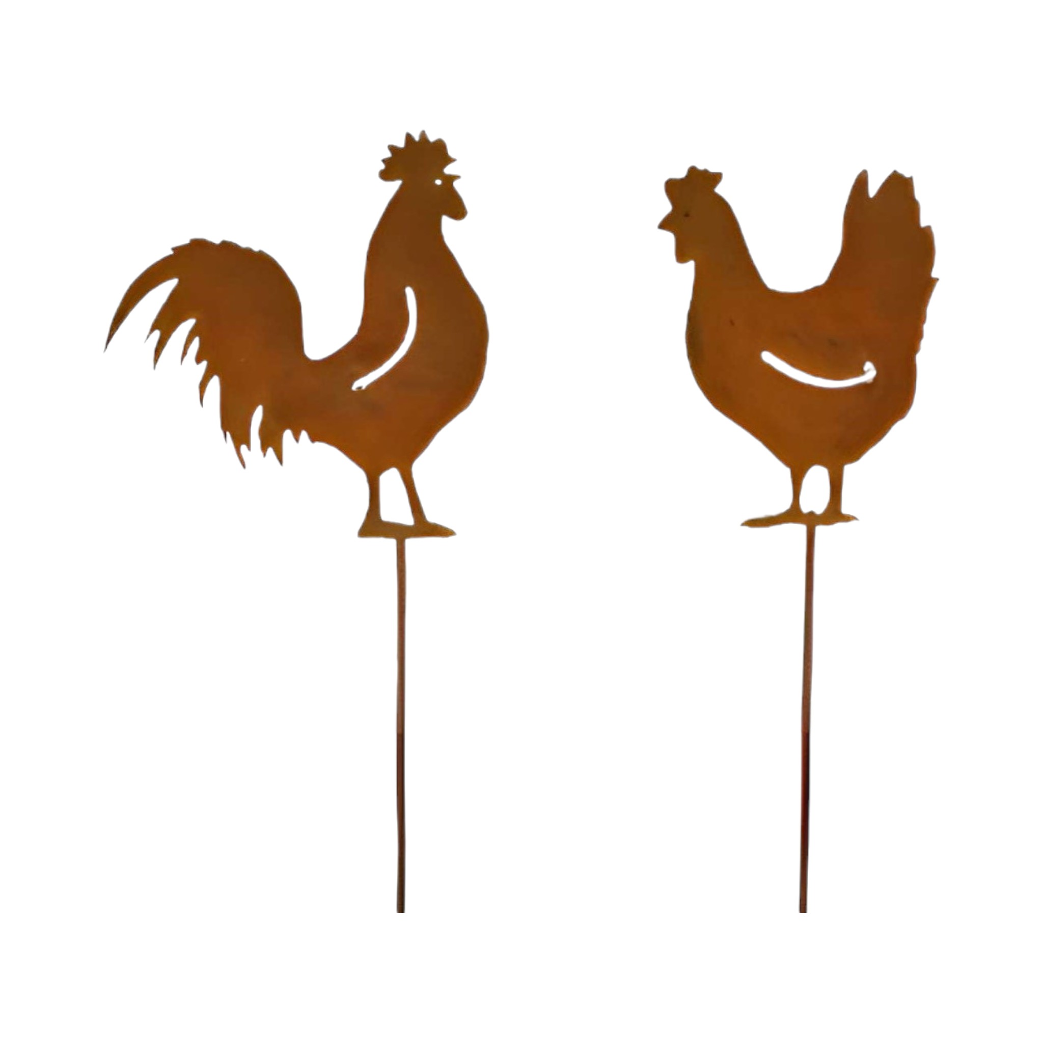 Darstellung von Hahn & Henne sort. a. Stab