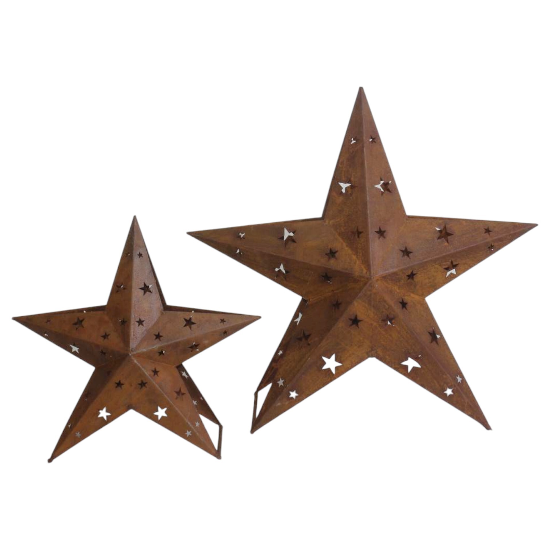 Darstellung von Kerzenhalter STERN beidseitig