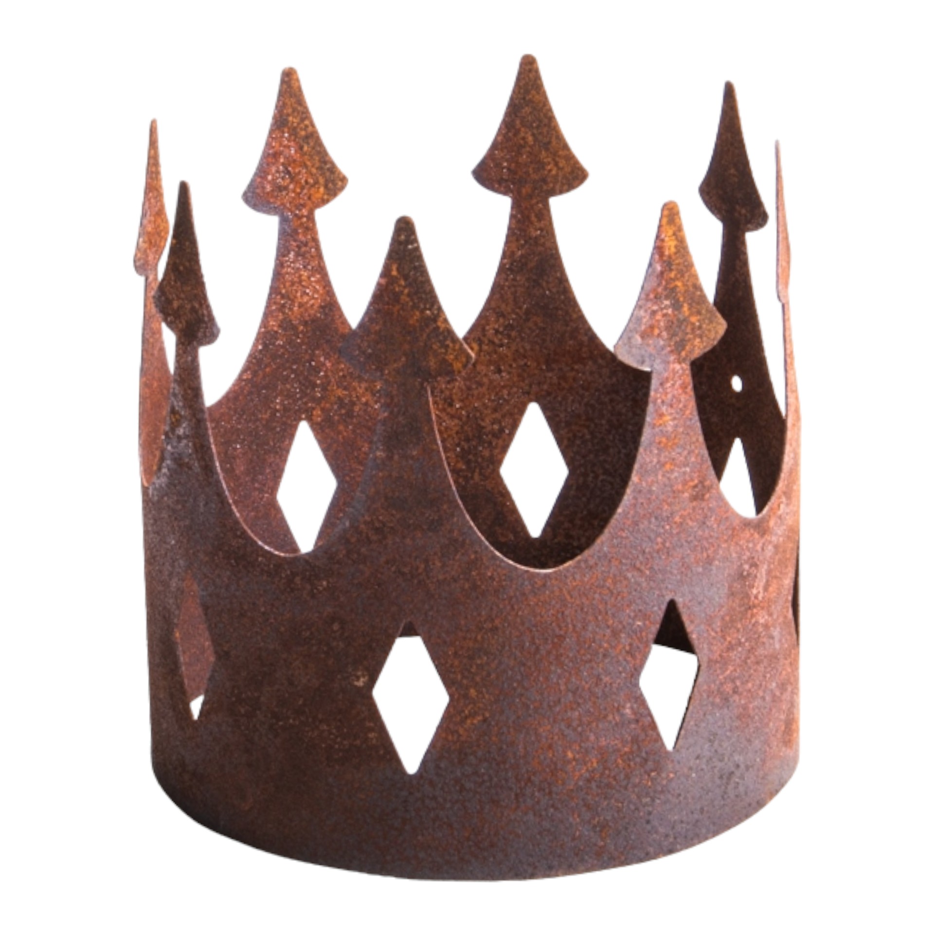 Darstellung von Krone gross offen ROST