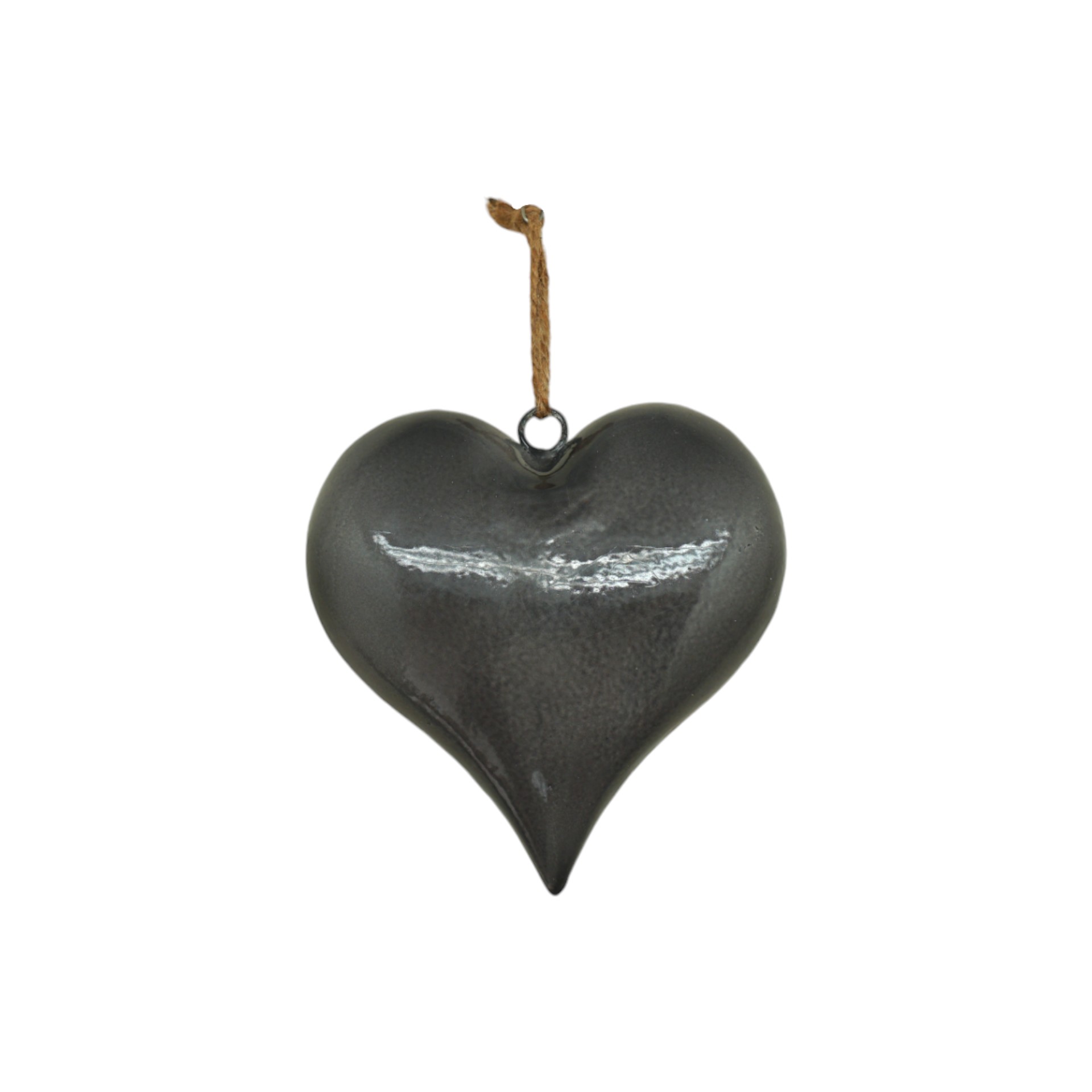 Darstellung von Graues Herz z. Hängen voll klein