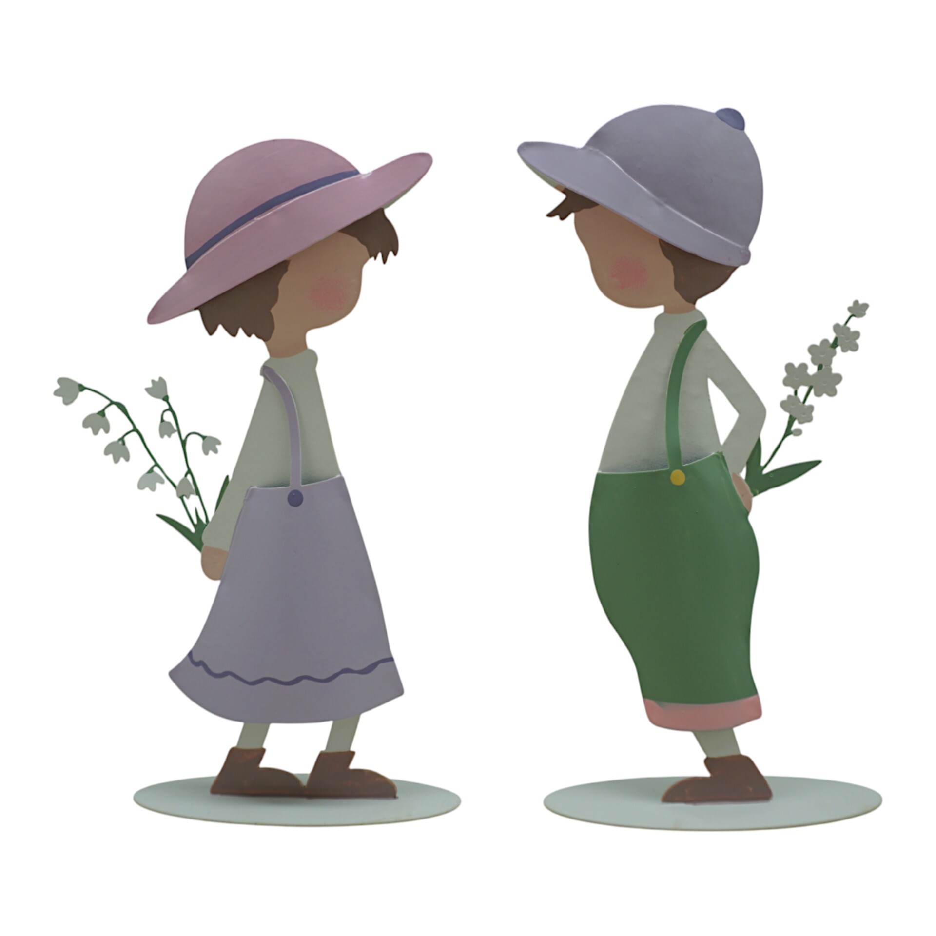 Darstellung von Blütenliebe pastel a. Platte gross sortiert