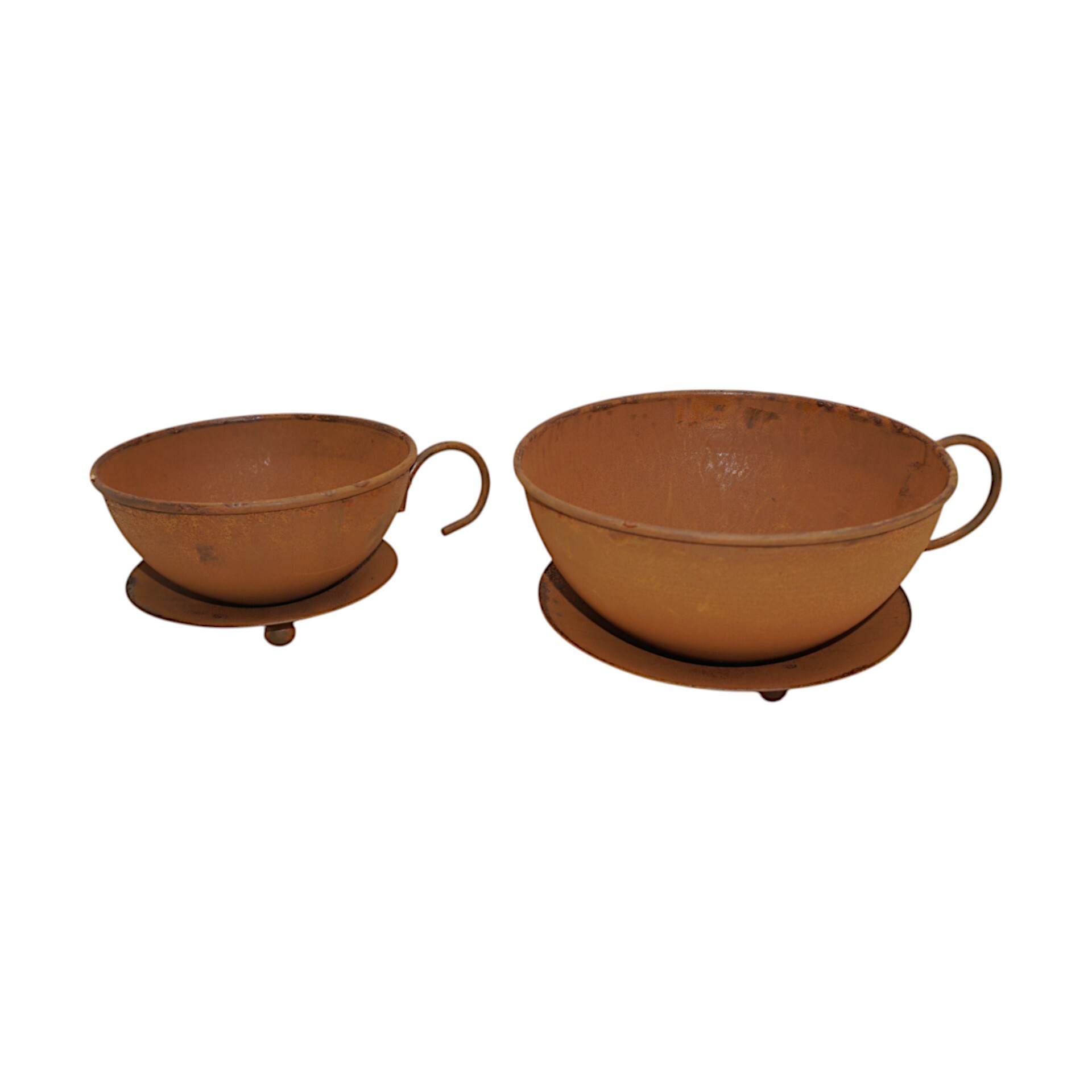 Darstellung von Tasse a. Fuss rost gross