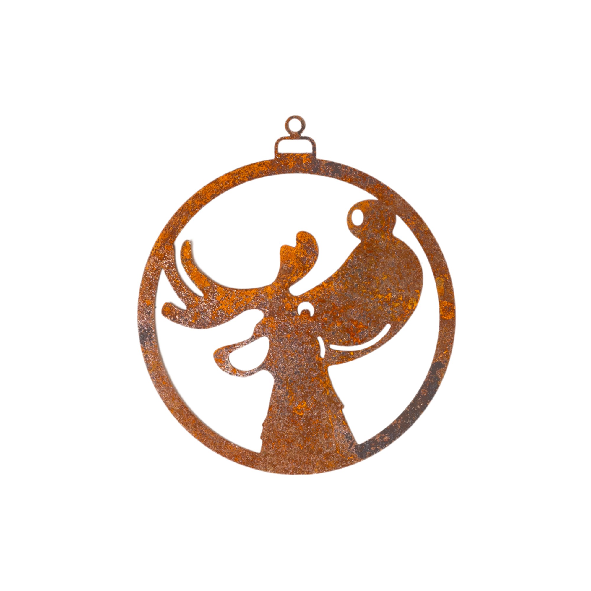 Darstellung von flacher Ring mit Elchkopf