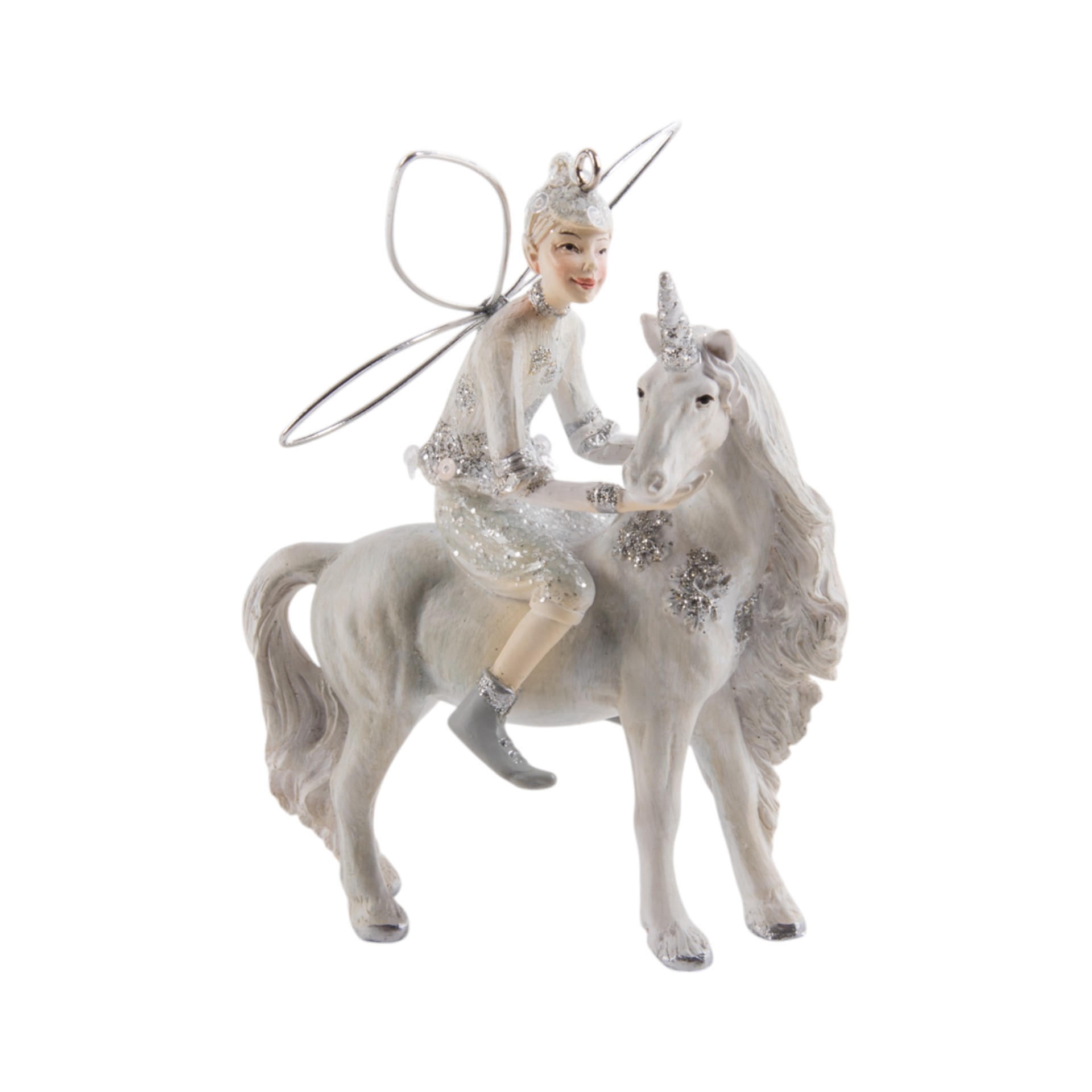 Darstellung von RP Elfe auf Einhorn zum Hängen