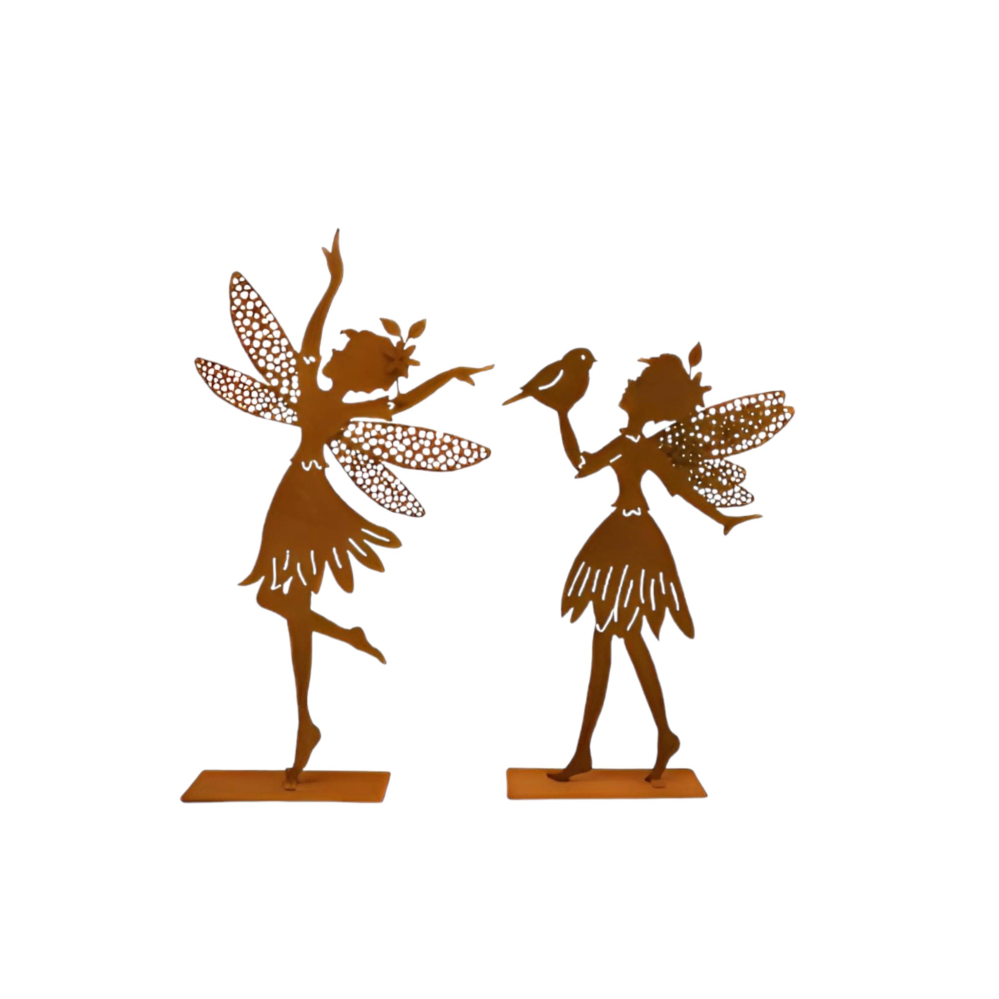 Darstellung von tanzende Elfen a. Platte sortiert