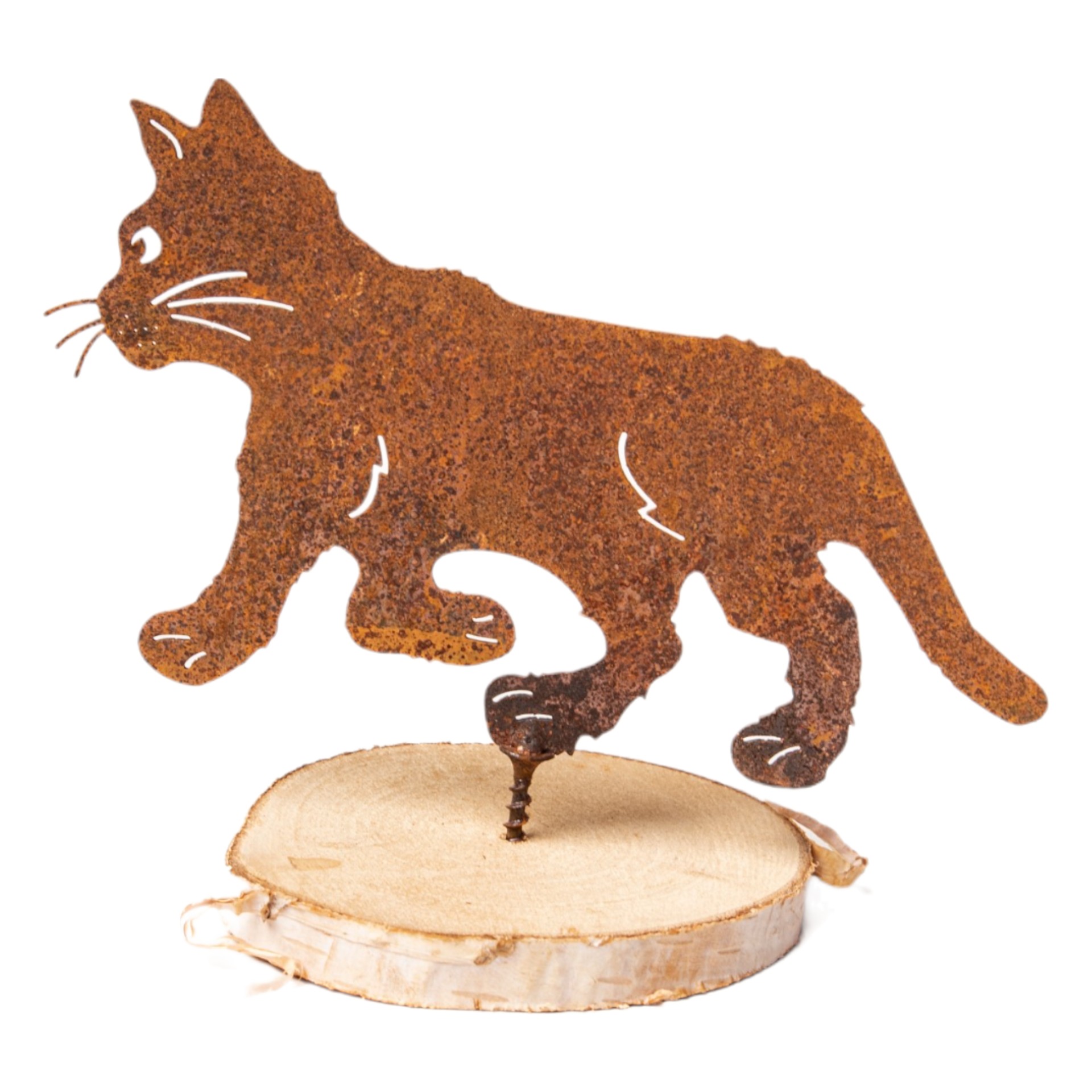 Darstellung von laufende Katze mit Dorn