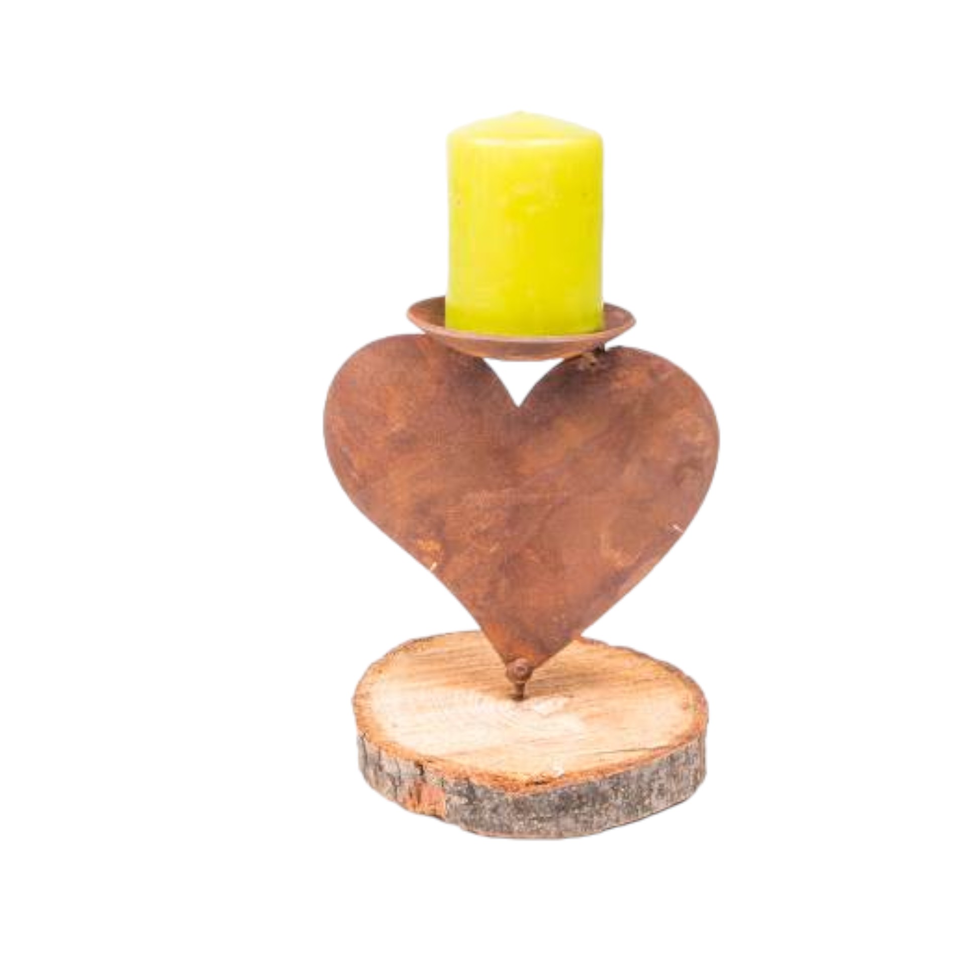 Darstellung von RP Herz klein m. Teller/Dorn 10x9 cm