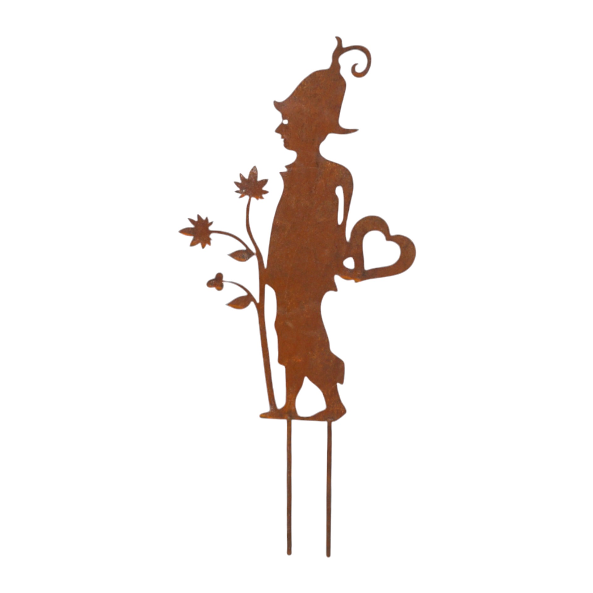 Darstellung von Elfenjunge gross Herz 2 Stäbe