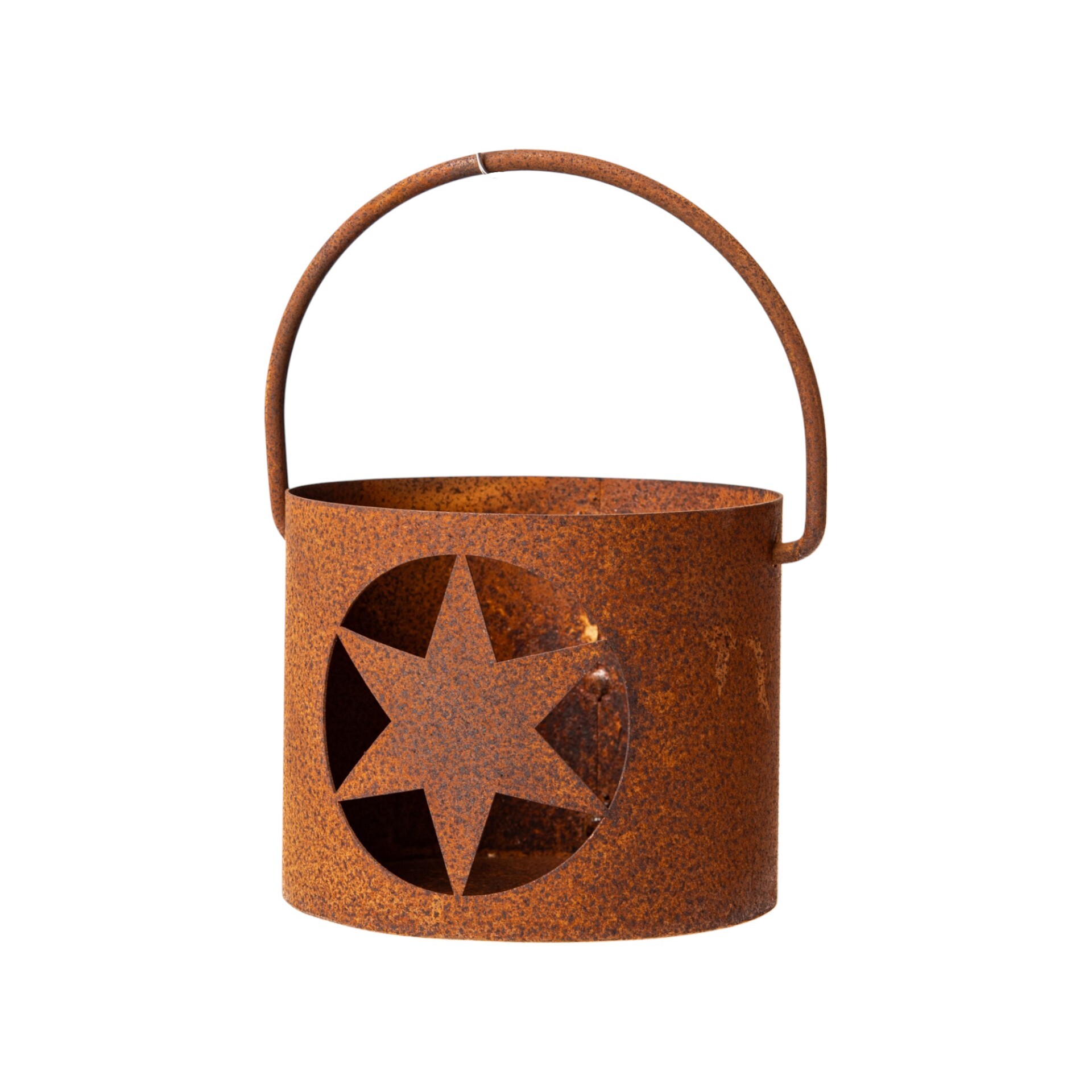 Darstellung von Windlicht mini Stern, 9x7,5/15 cm