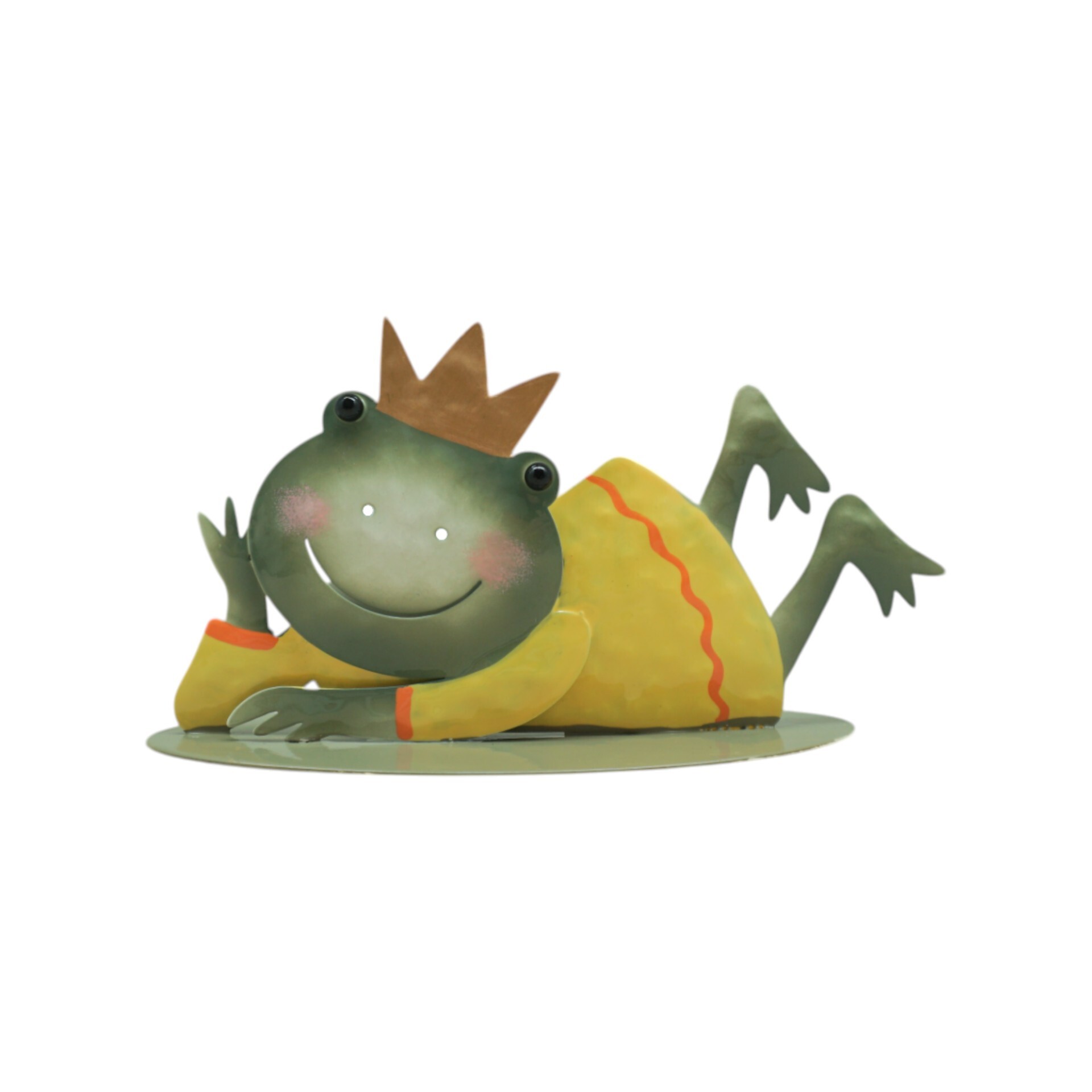 Darstellung von Froschkönig liegend m. Platte klein
