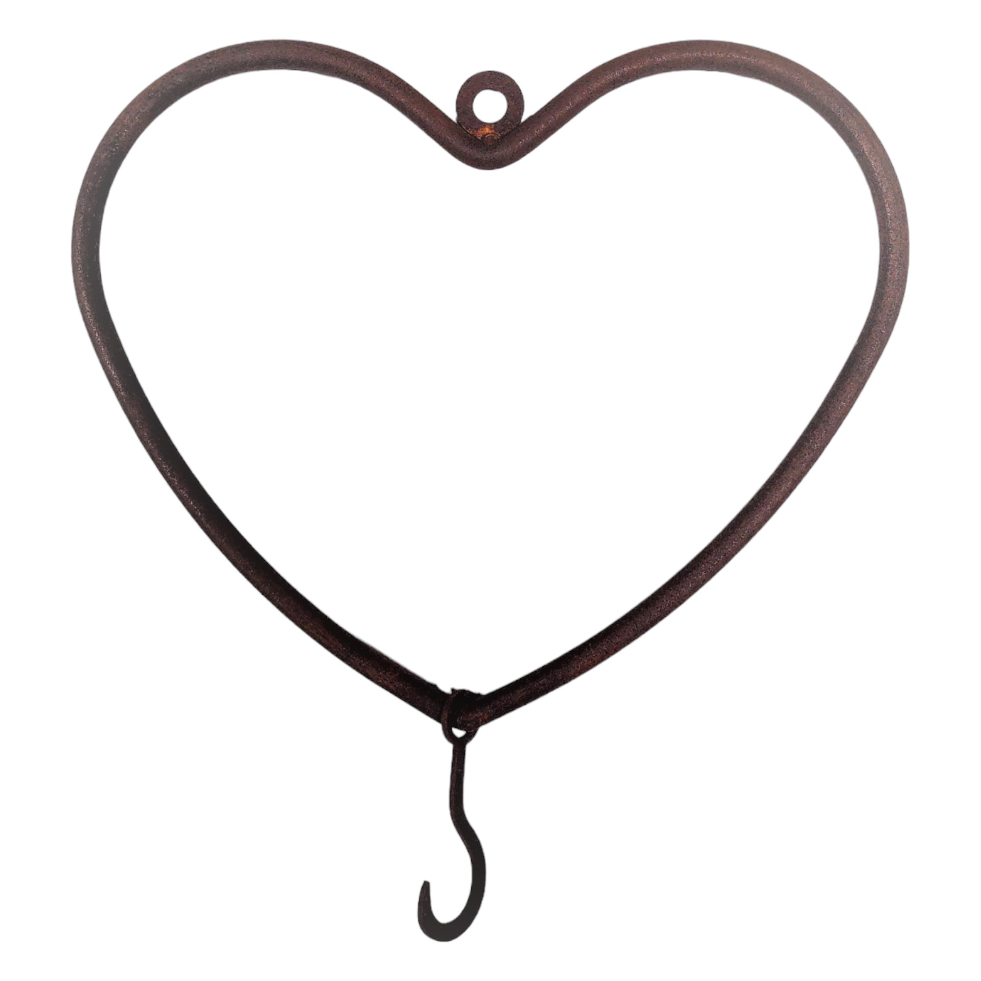 Darstellung von Drahtherz mit Haken
