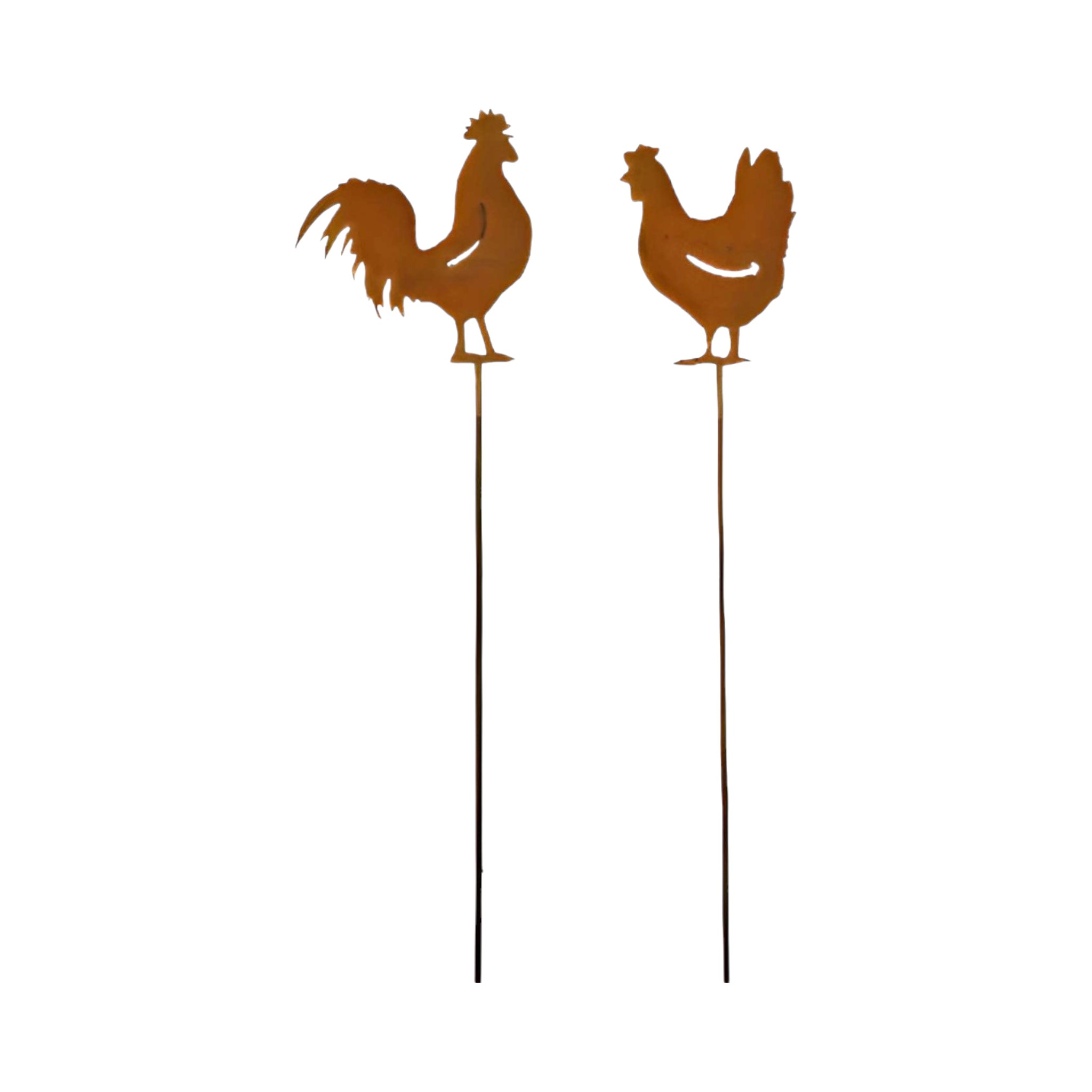 Darstellung von Hahn & Henne sort. a. Stab