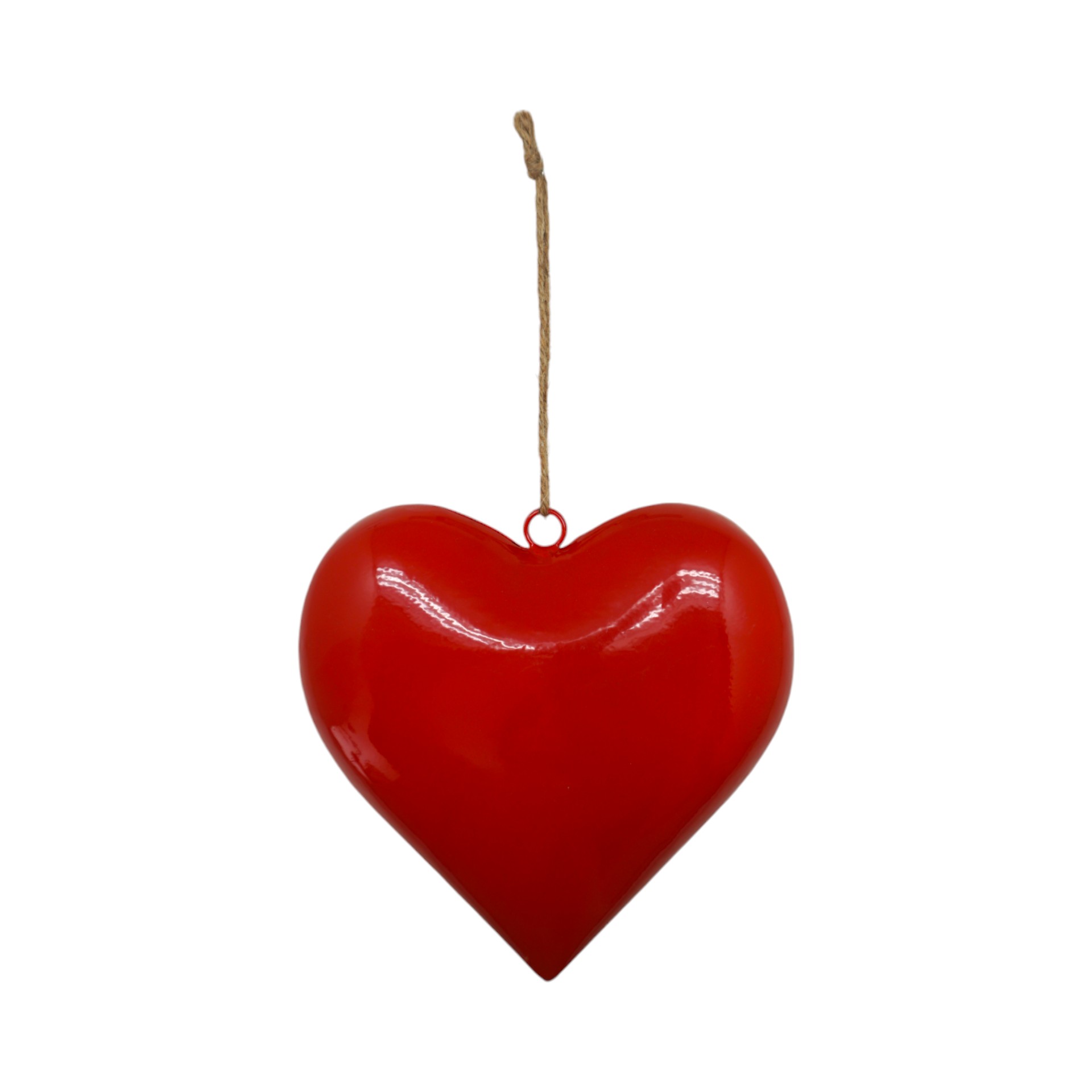Darstellung von Rotes Herz z. Hängen voll mittel