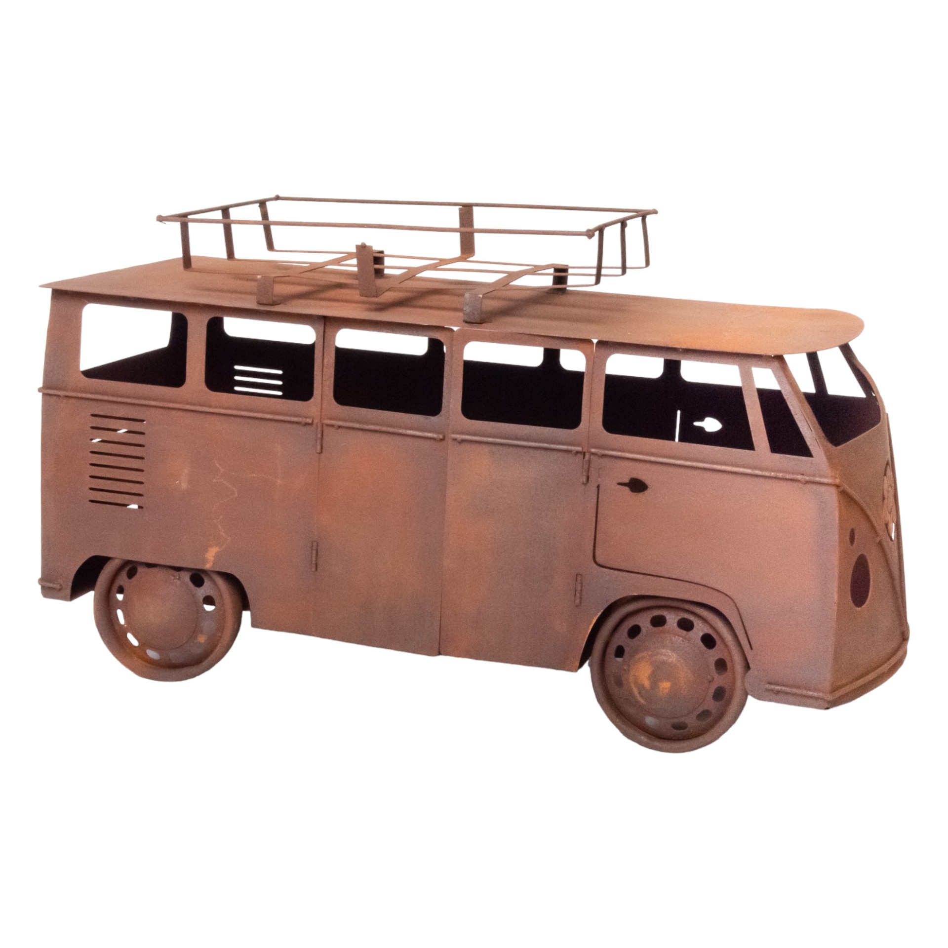 Darstellung von HOT  Bus flower power mit Türen und Träger