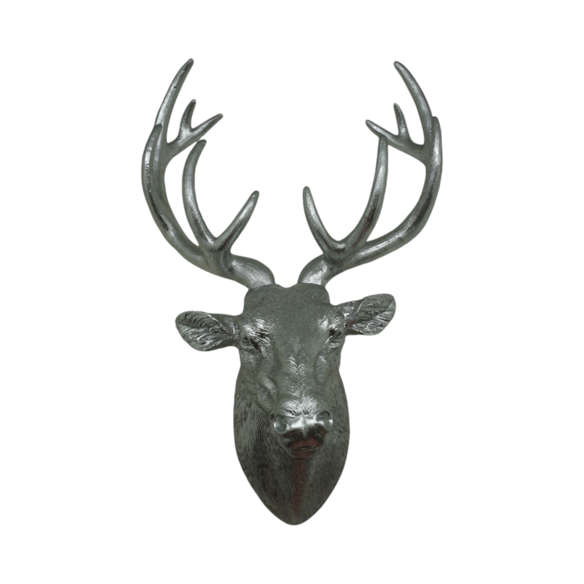 Darstellung von RP Hirschkopf gross zum Hängen SILBER