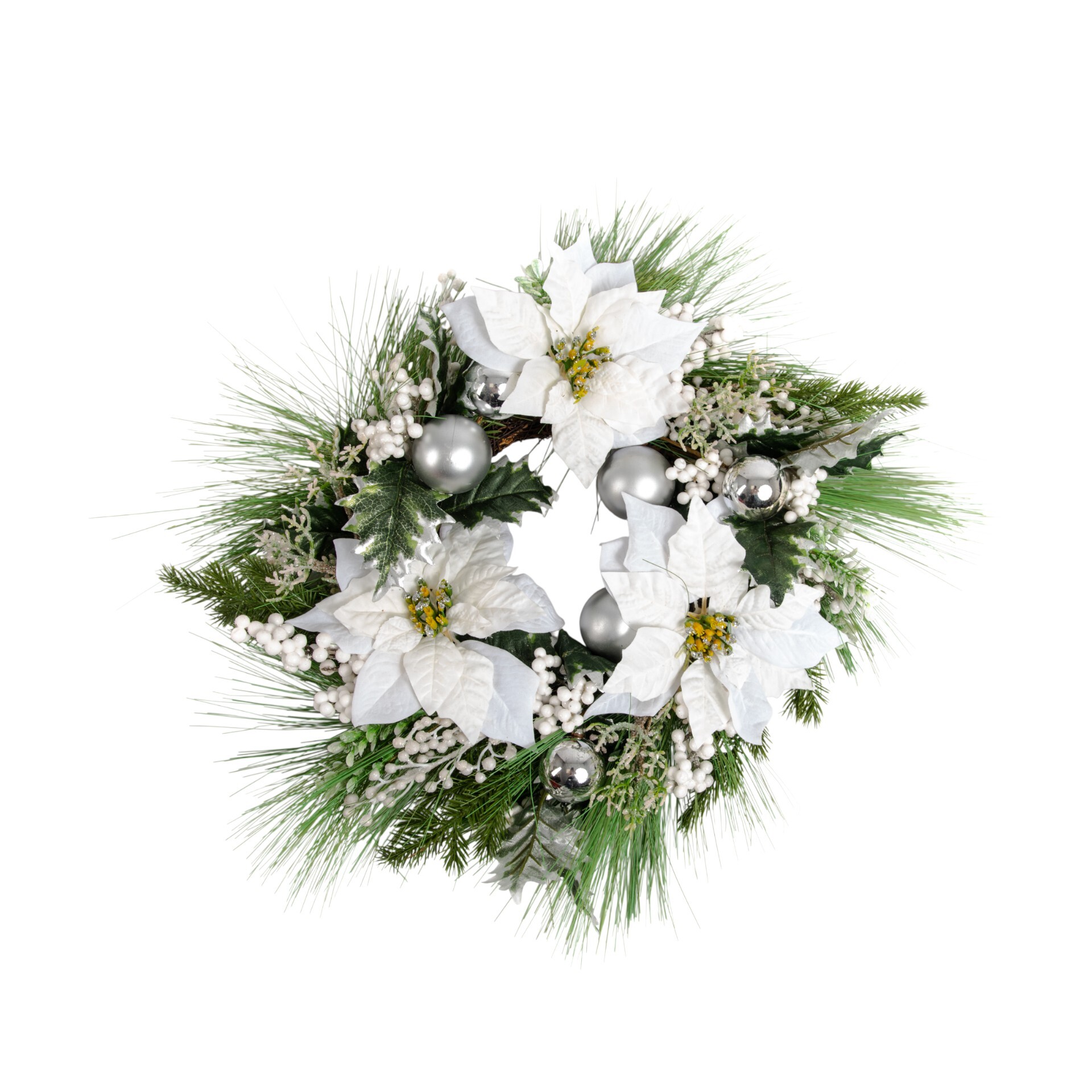 Darstellung von Kranz gross gemisch Zapfen/ Blumen