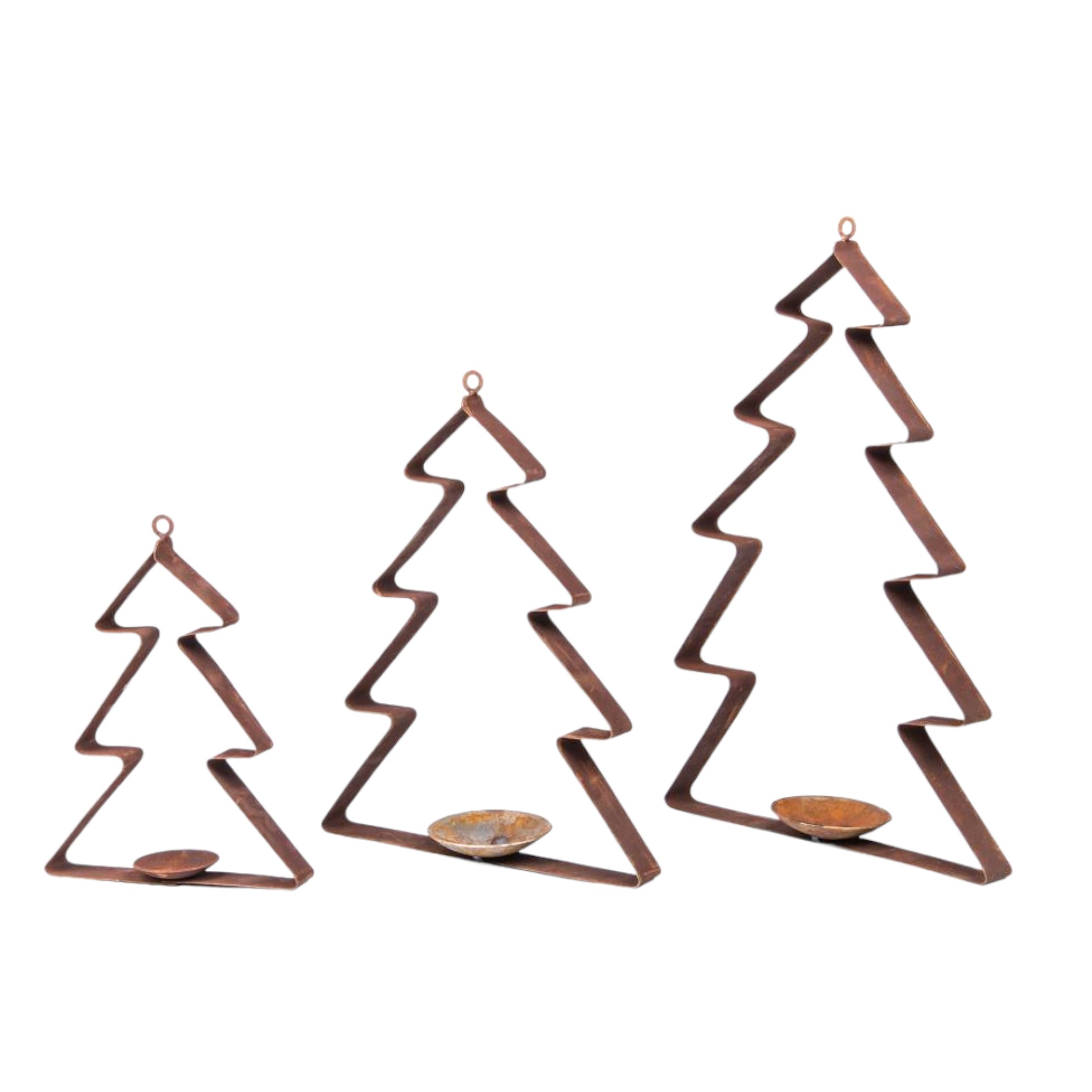 Darstellung von Baum mittel z. Hängen m. Teller 26x32 cm