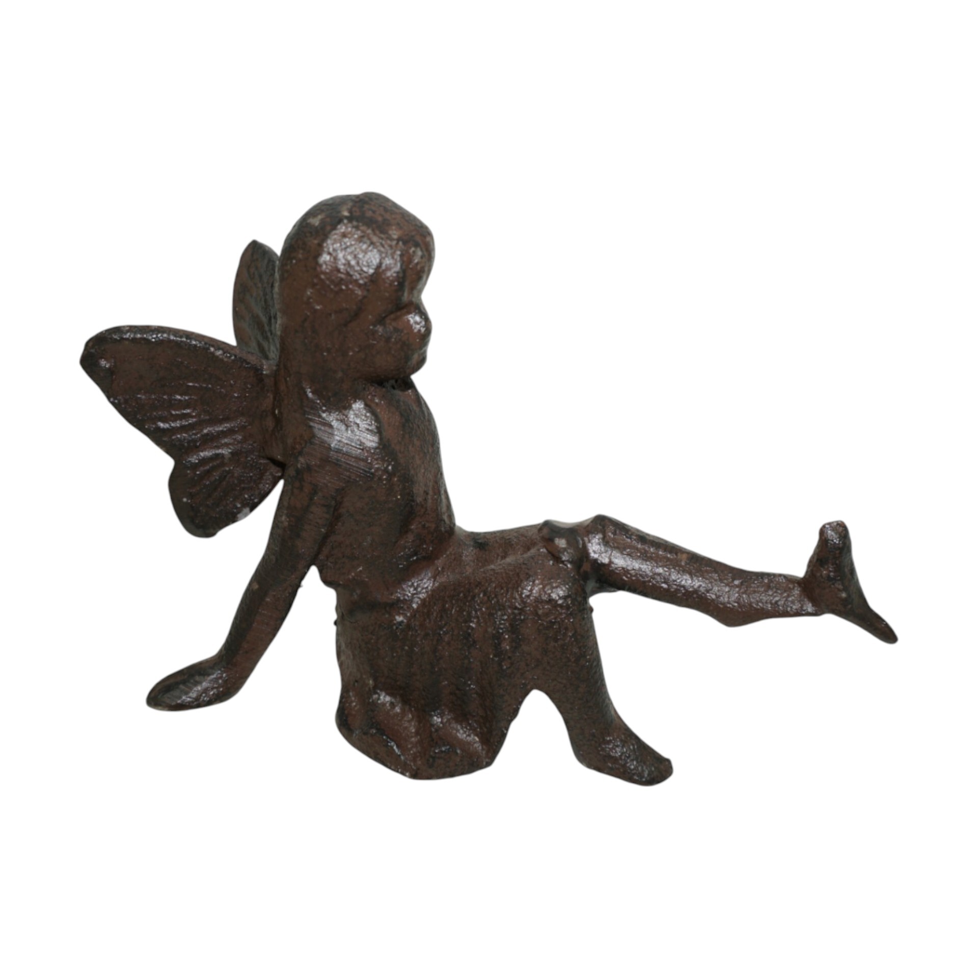 Darstellung von sitzende Elfe m. Vogel a. Fuß