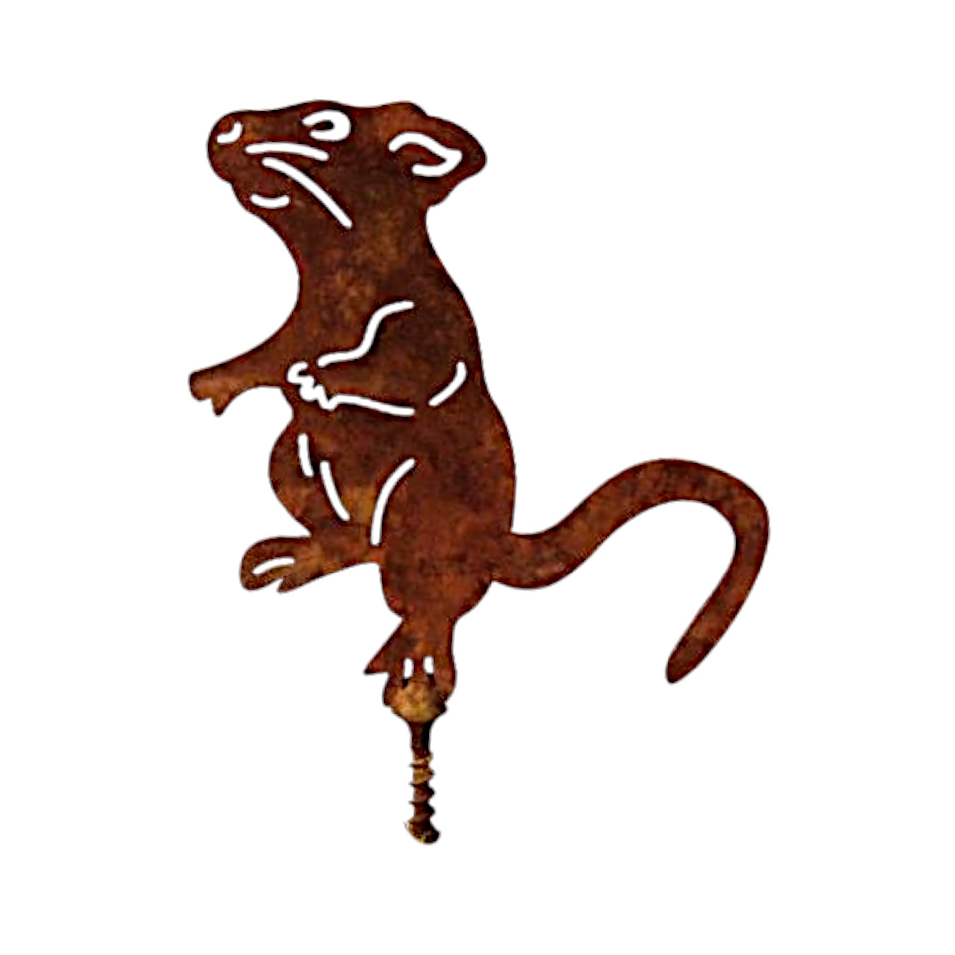 Darstellung von tanzende Maus m. Dorn rost