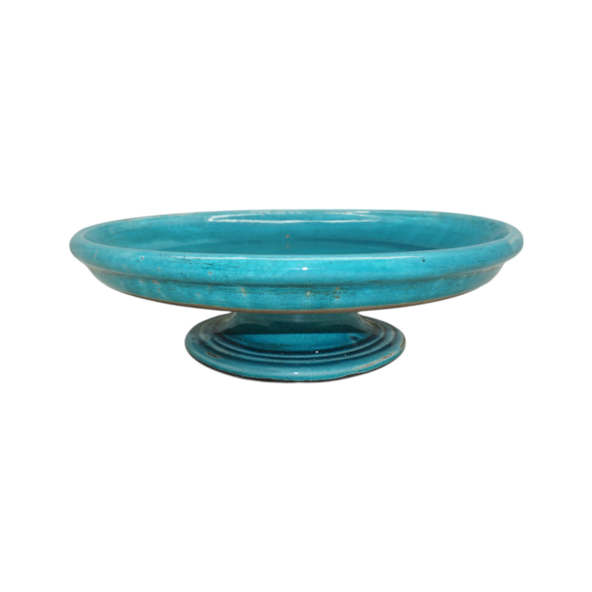 Darstellung von RP Teller a. Fuss klein türkis d= 29,5 cm