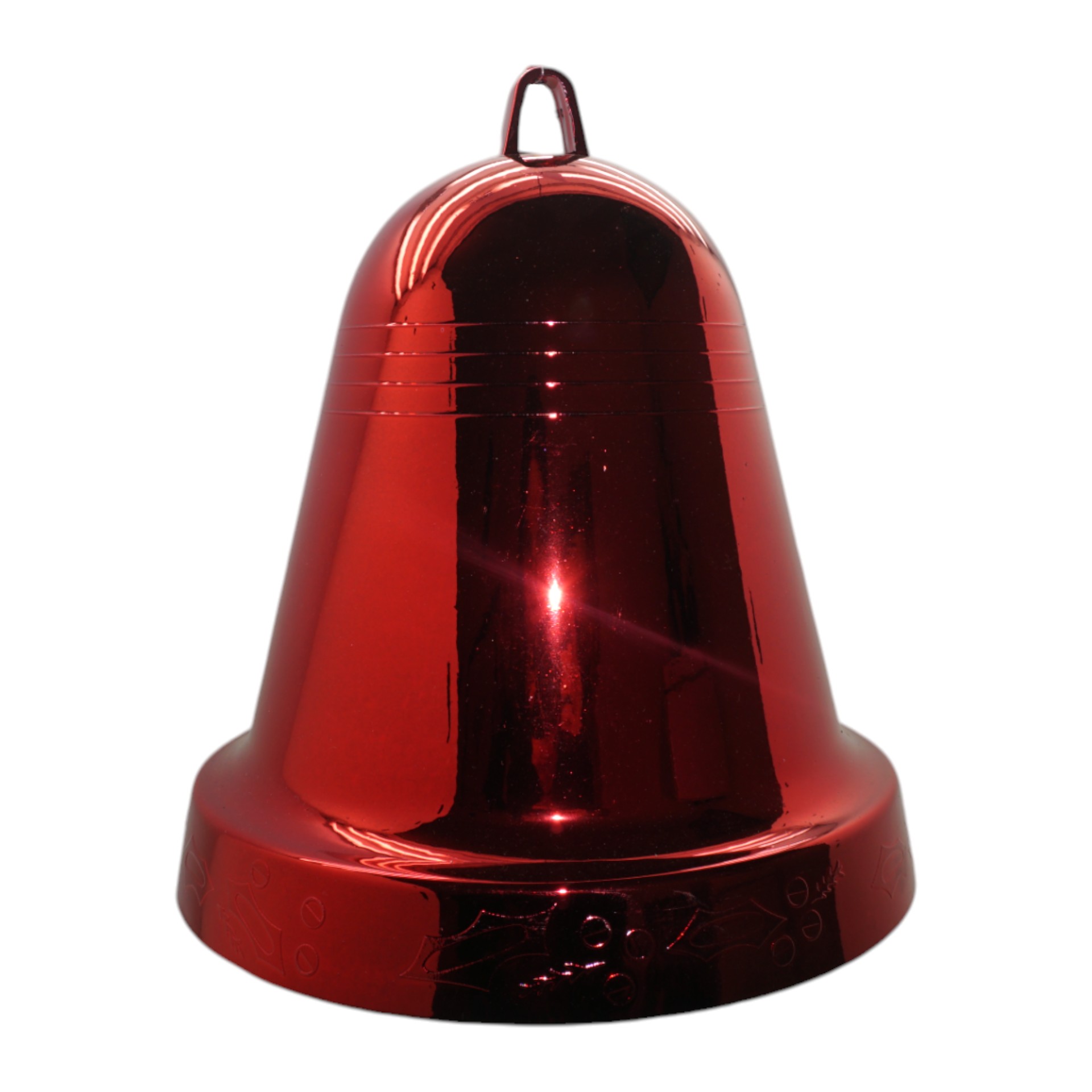 Darstellung von Plastikglocke ROT  zum Hängen