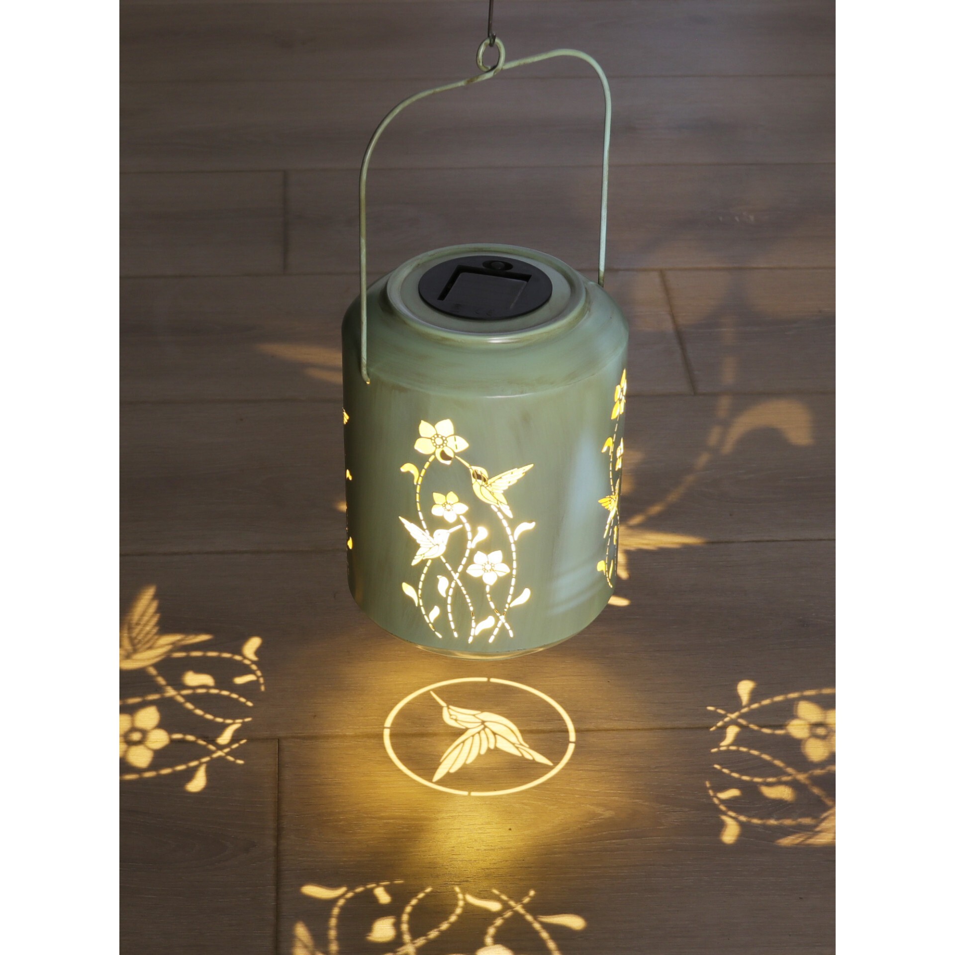 Darstellung von Solar WL sortiert grau/grün Libelle/Vogel