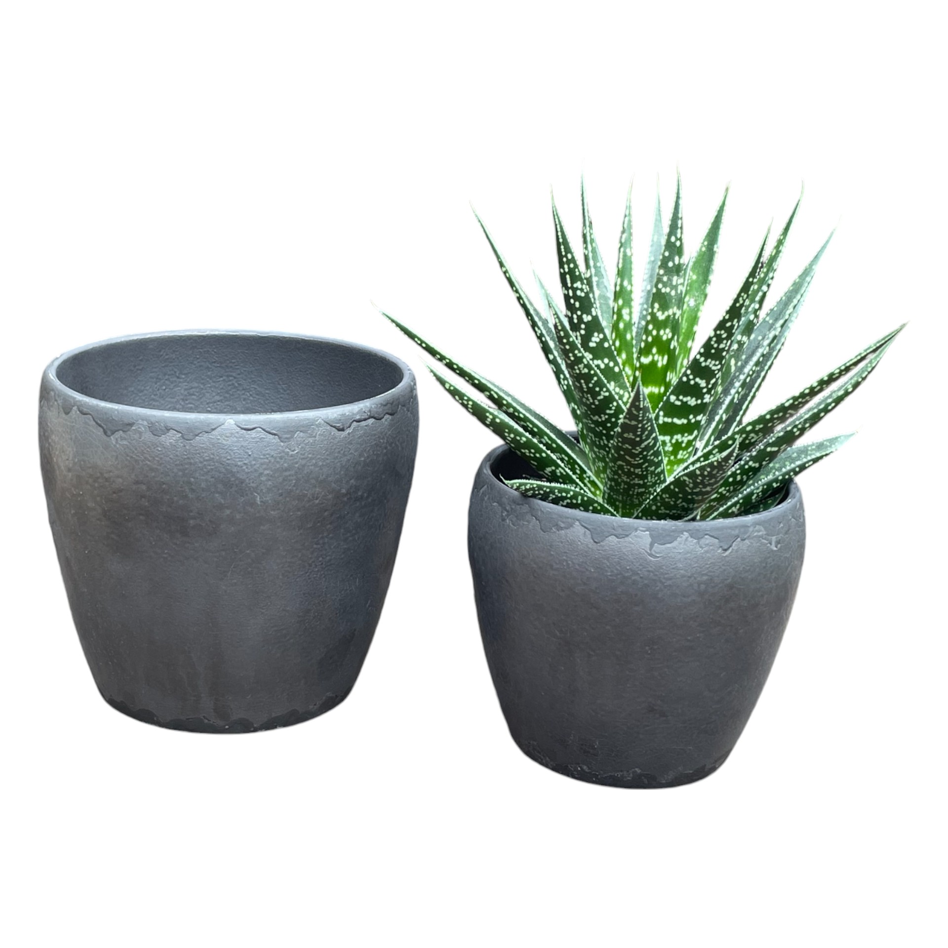 Darstellung von RP TONDA klein ANTHRAZIT matt 14 x 12 cm